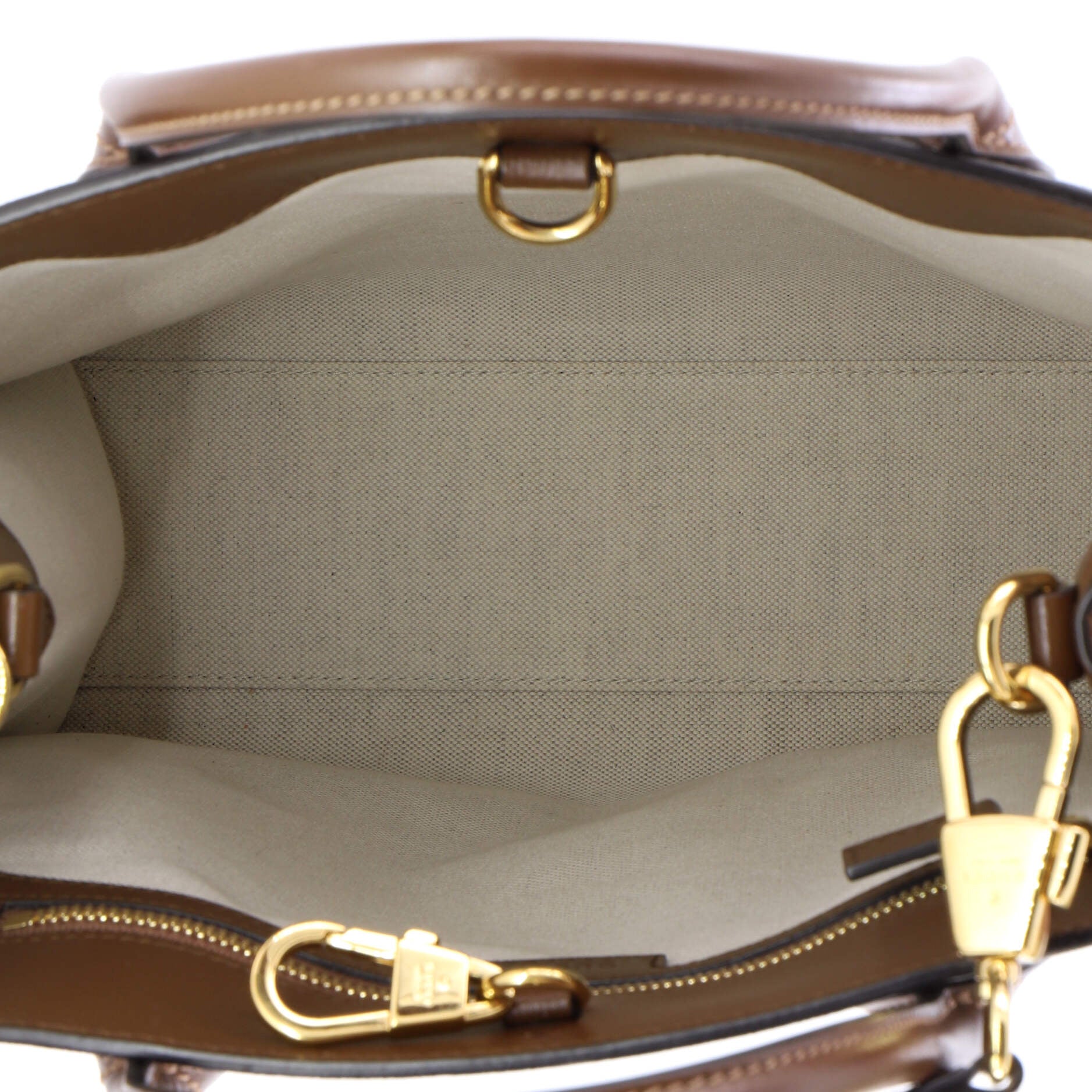 Interlocking G Tote GG Coated Canvas Vertical