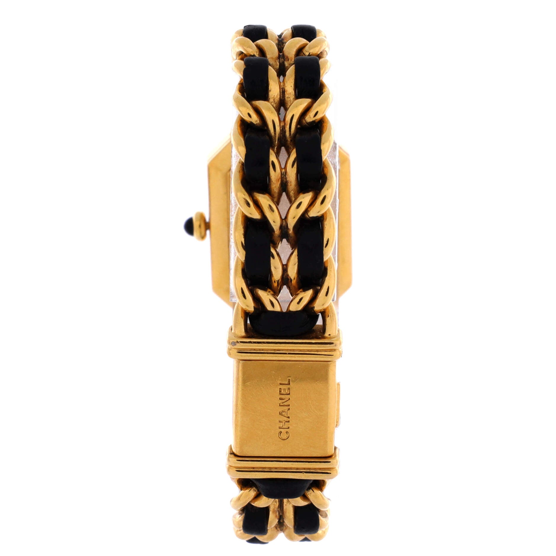 Premiere Rock Quartz Watch Plated Metal and Leather 20
