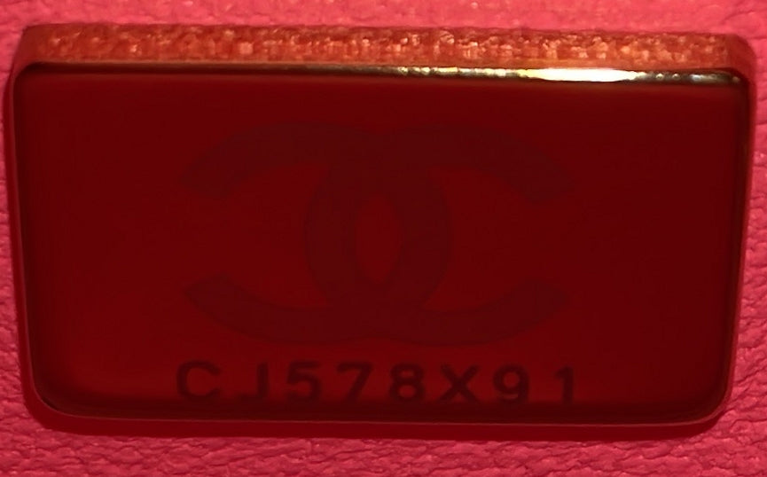 CC in Love Heart Bag Quilted Lambskin