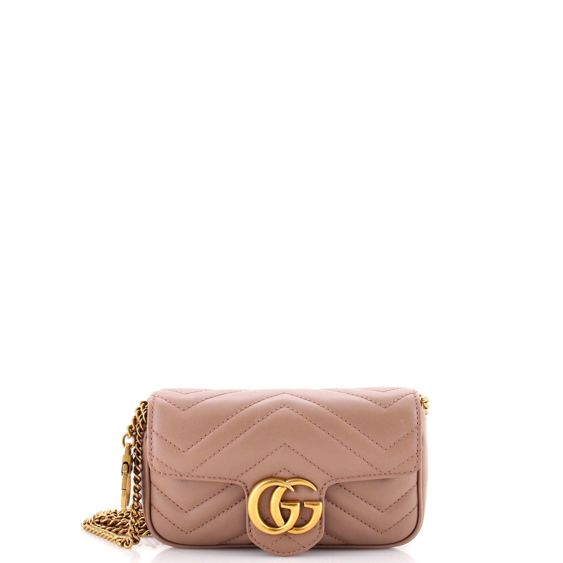 GG Marmont Flap Bag Matelasse Leather Super Mini