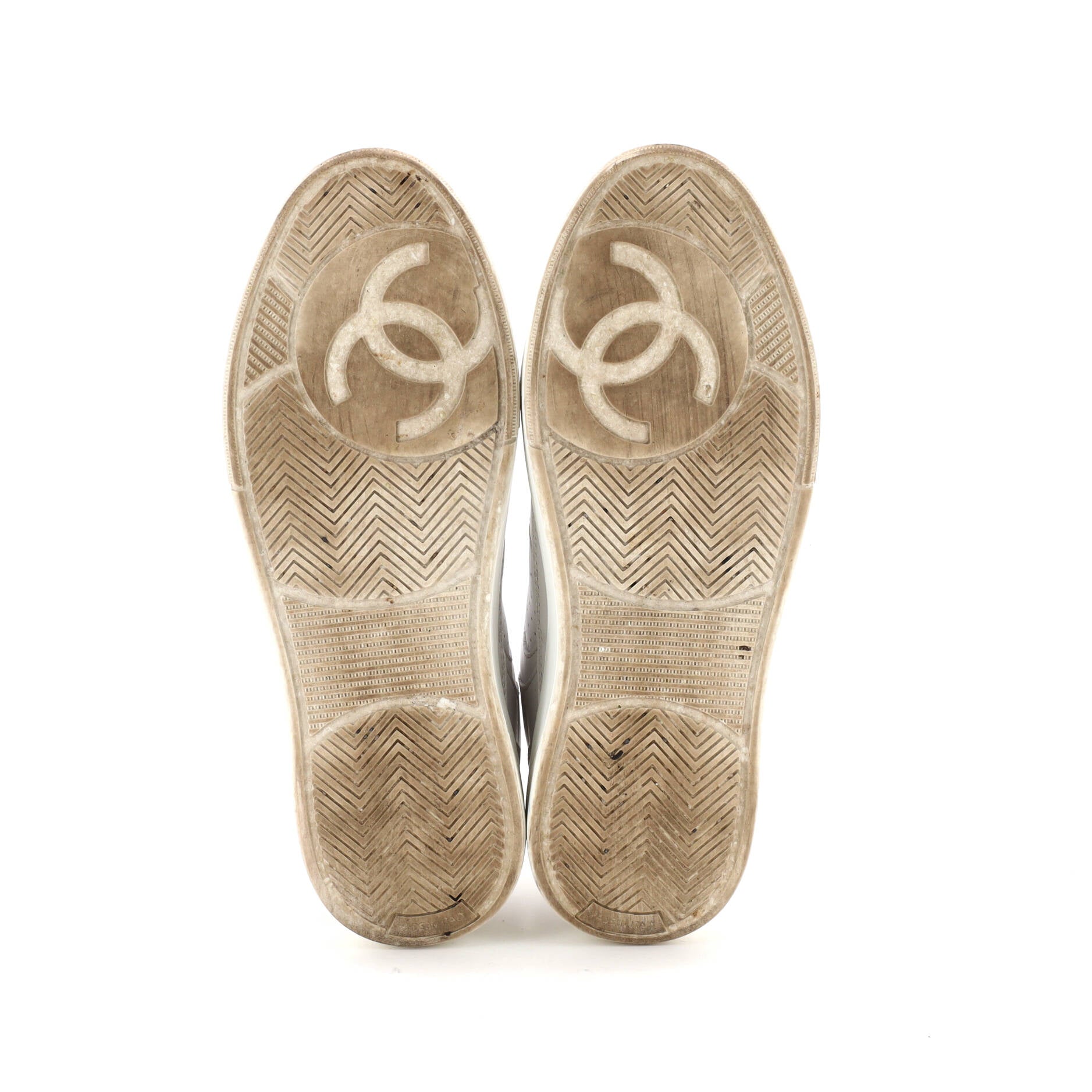 Women's CC Low-Top Sneakers Perforated Leather