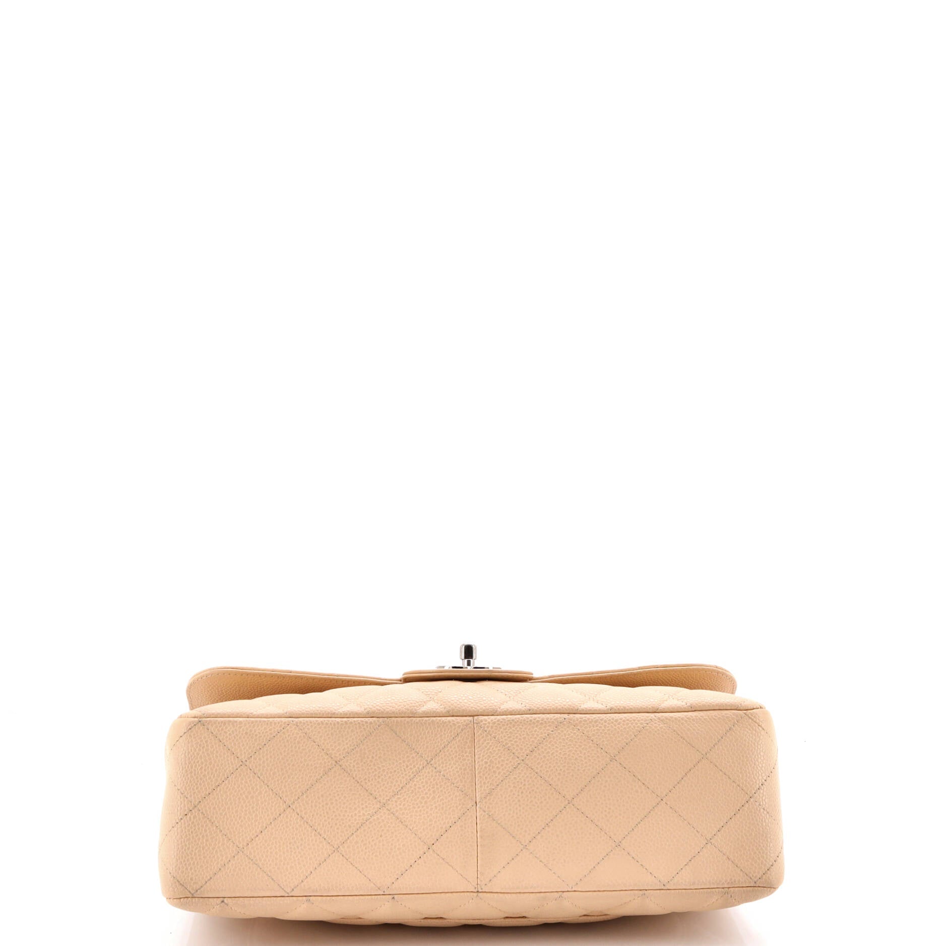 Classic Single Flap Bag Quilted Caviar Jumbo