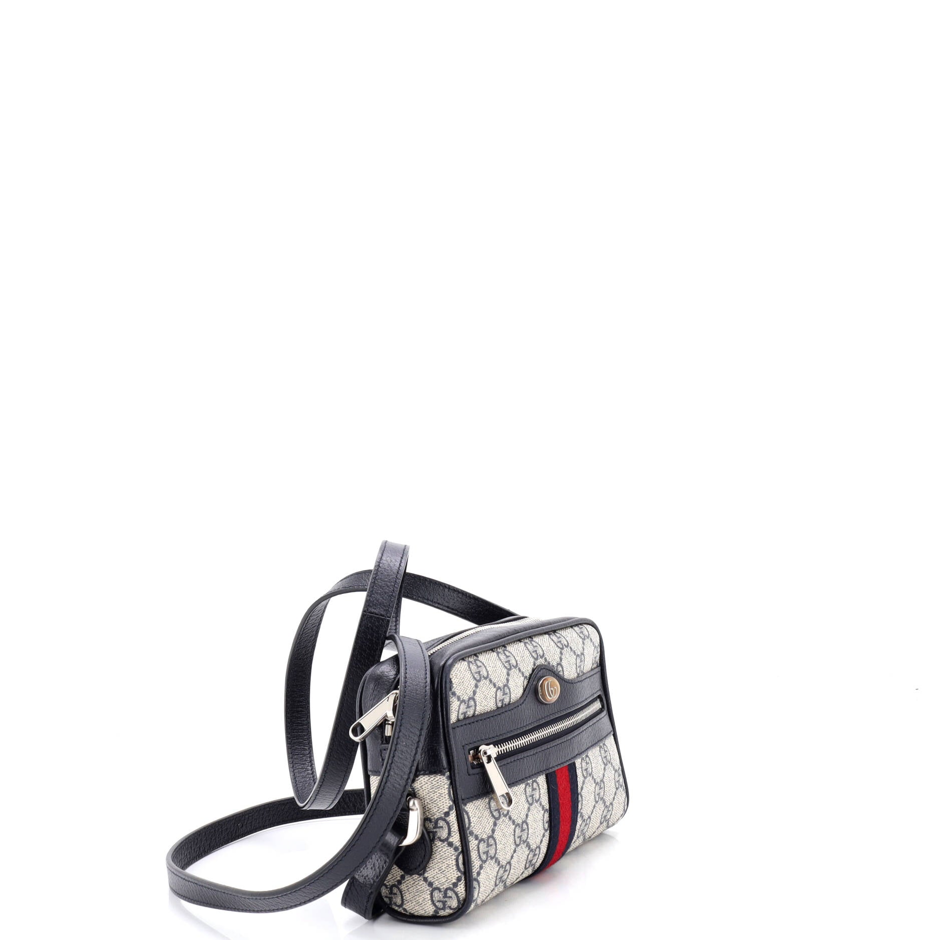 Ophidia Shoulder Bag GG Coated Canvas Mini