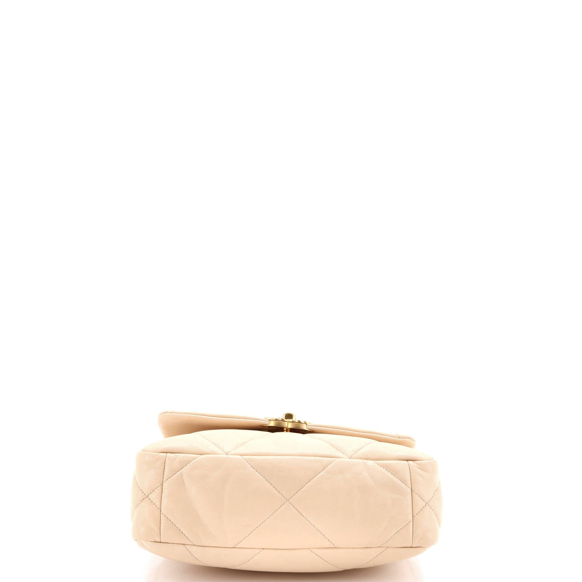 19 Flap Bag Quilted Leather Medium