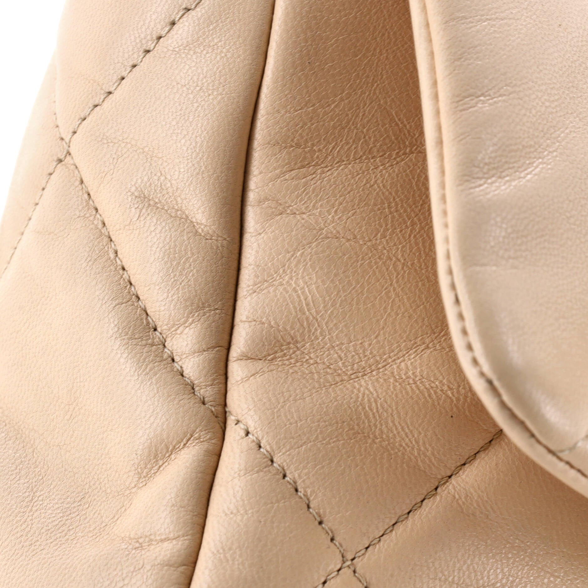 19 Flap Bag Quilted Leather Medium