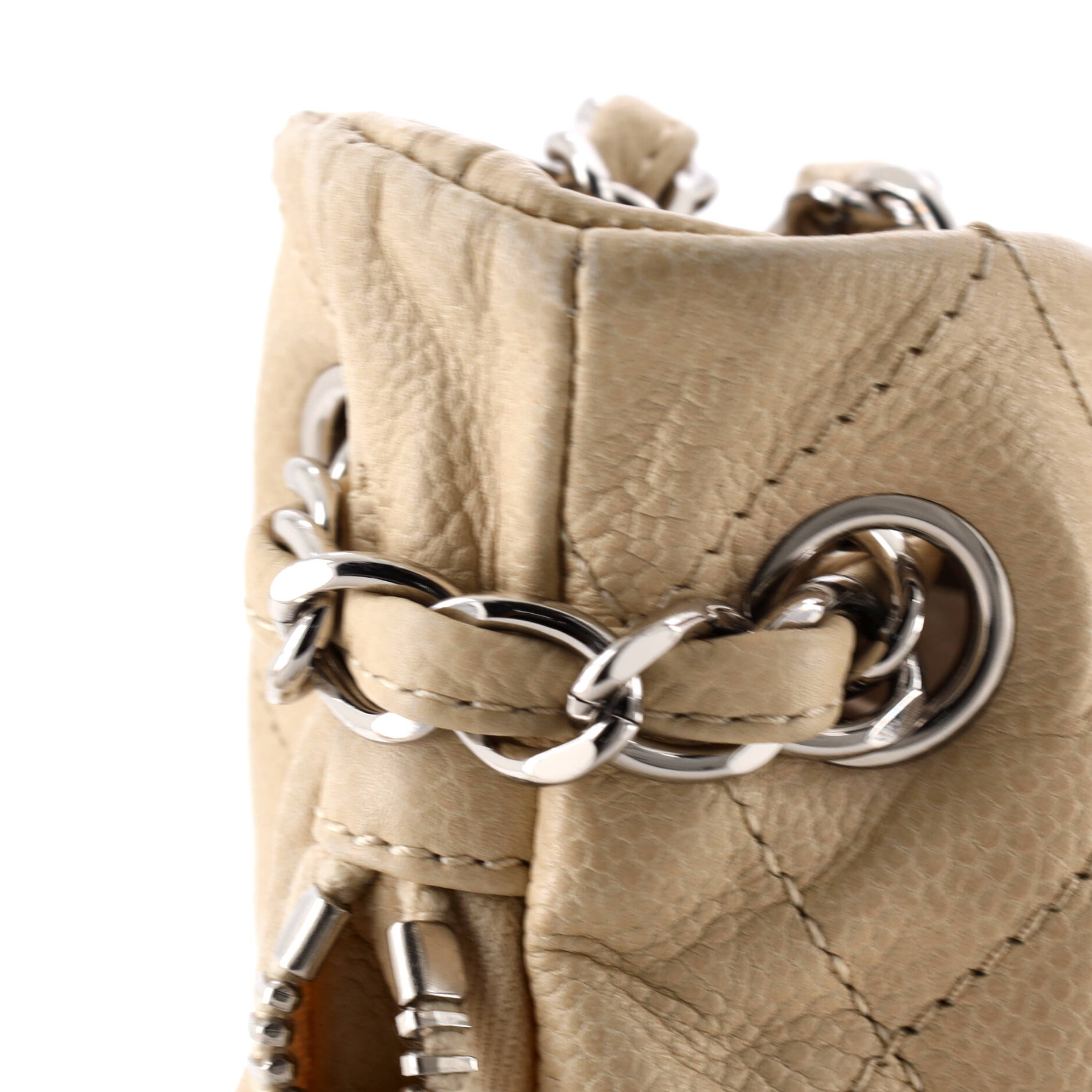 Timeless CC Expandable Tote Quilted Caviar Medium