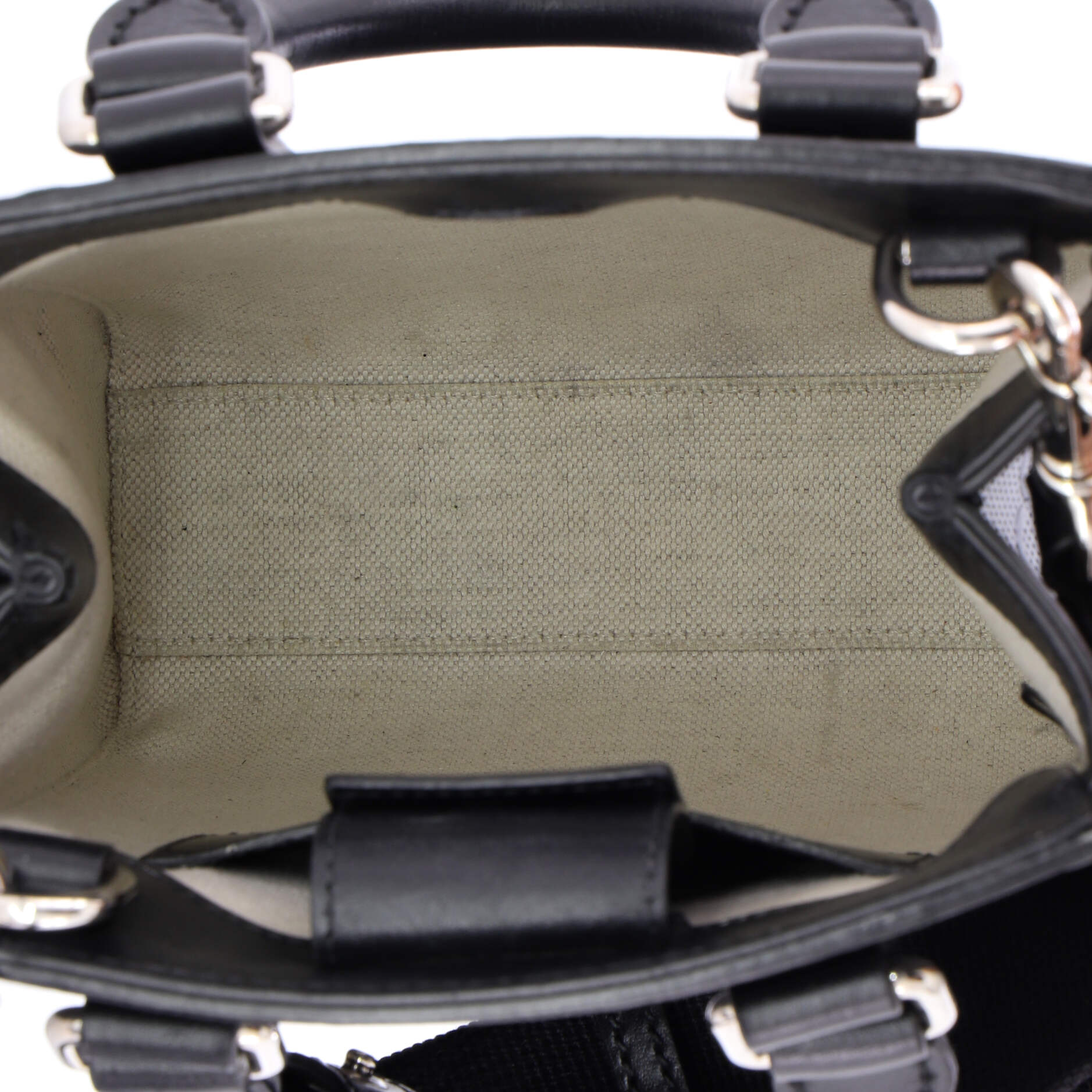 Vertical Tote GG Embossed Perforated Leather Mini