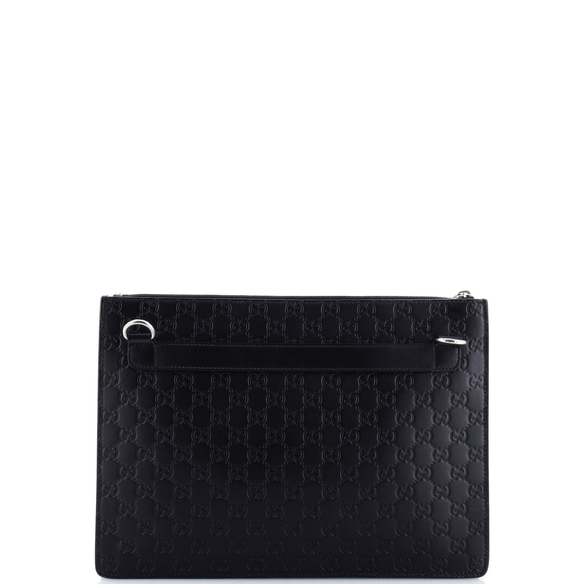 Zip Messenger Bag Guccissima Leather Large
