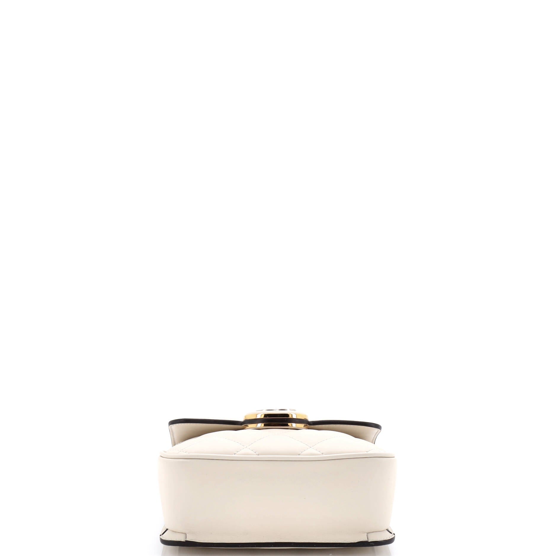 Deco Chain Flap Bag Mixed Matelasse Leather Mini
