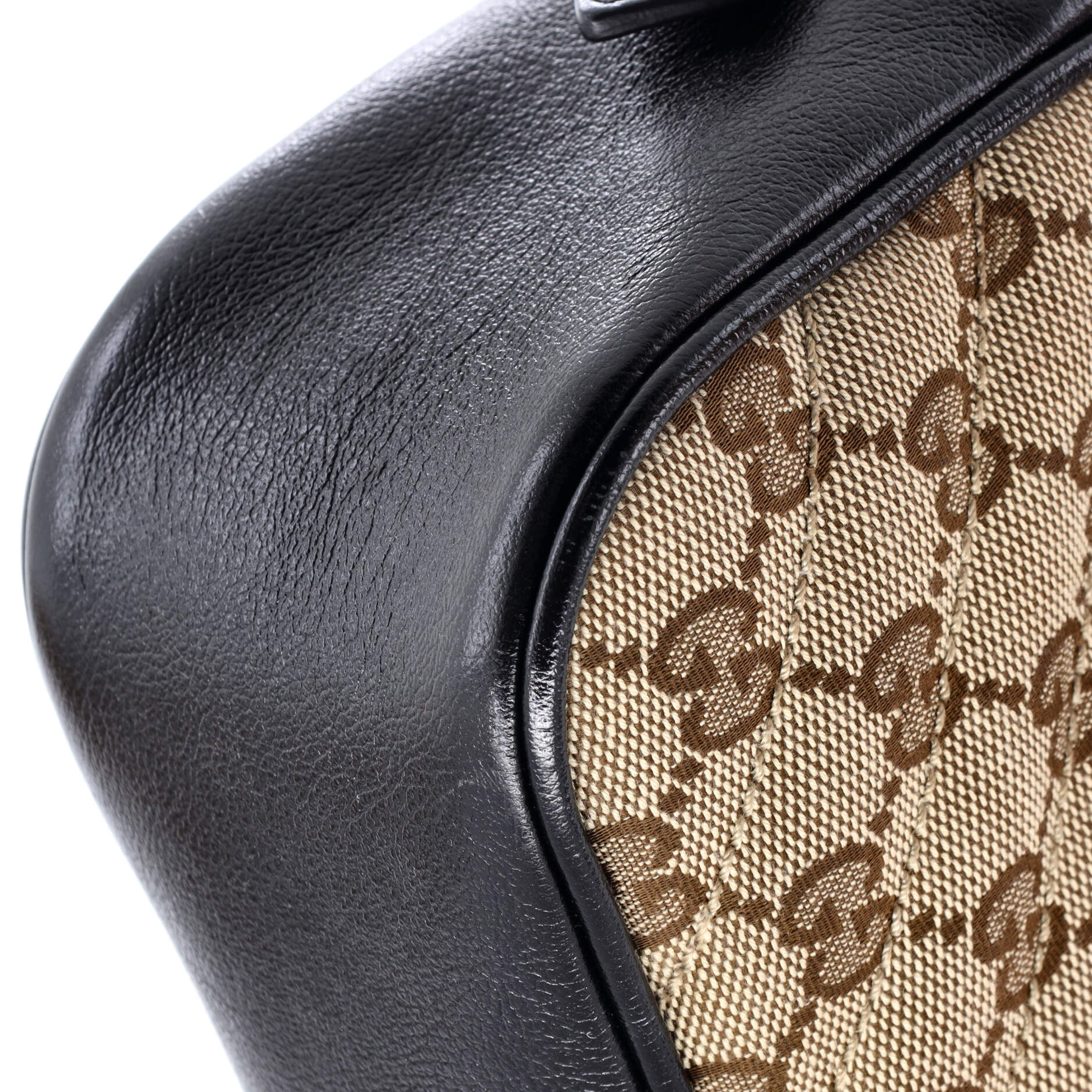 GG Marmont Shoulder Bag Diagonal Quilted GG Canvas with Leather Small