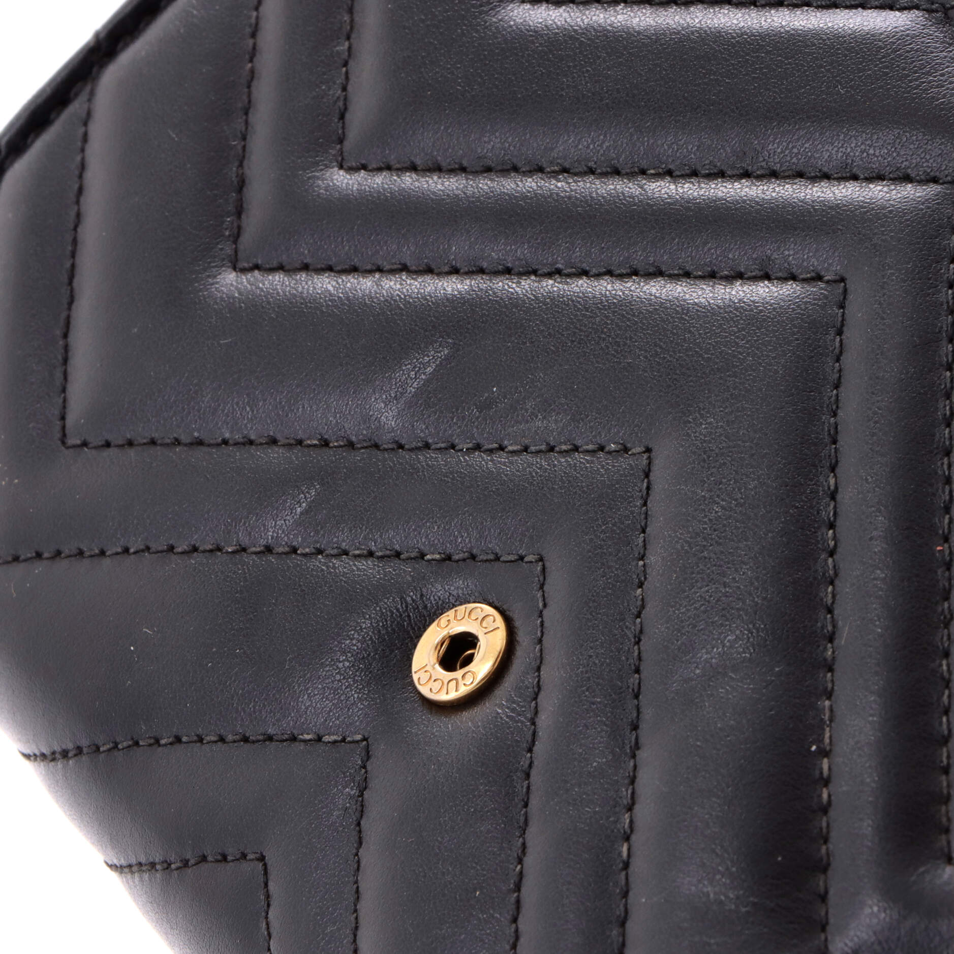 GG Marmont Chain Wallet Matelasse Leather Mini
