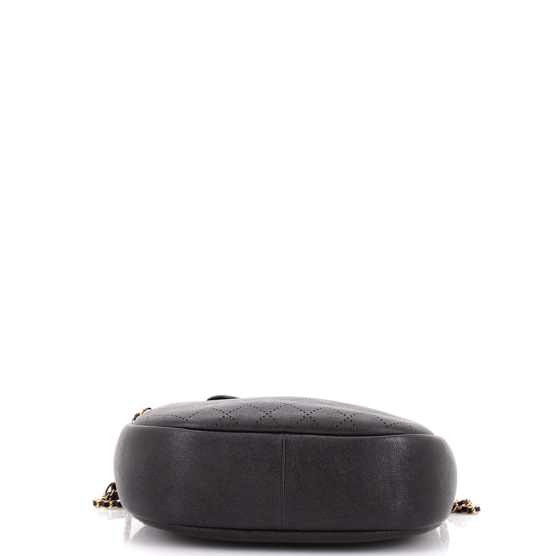 Flap Hobo Diamond Perforated Caviar Small
