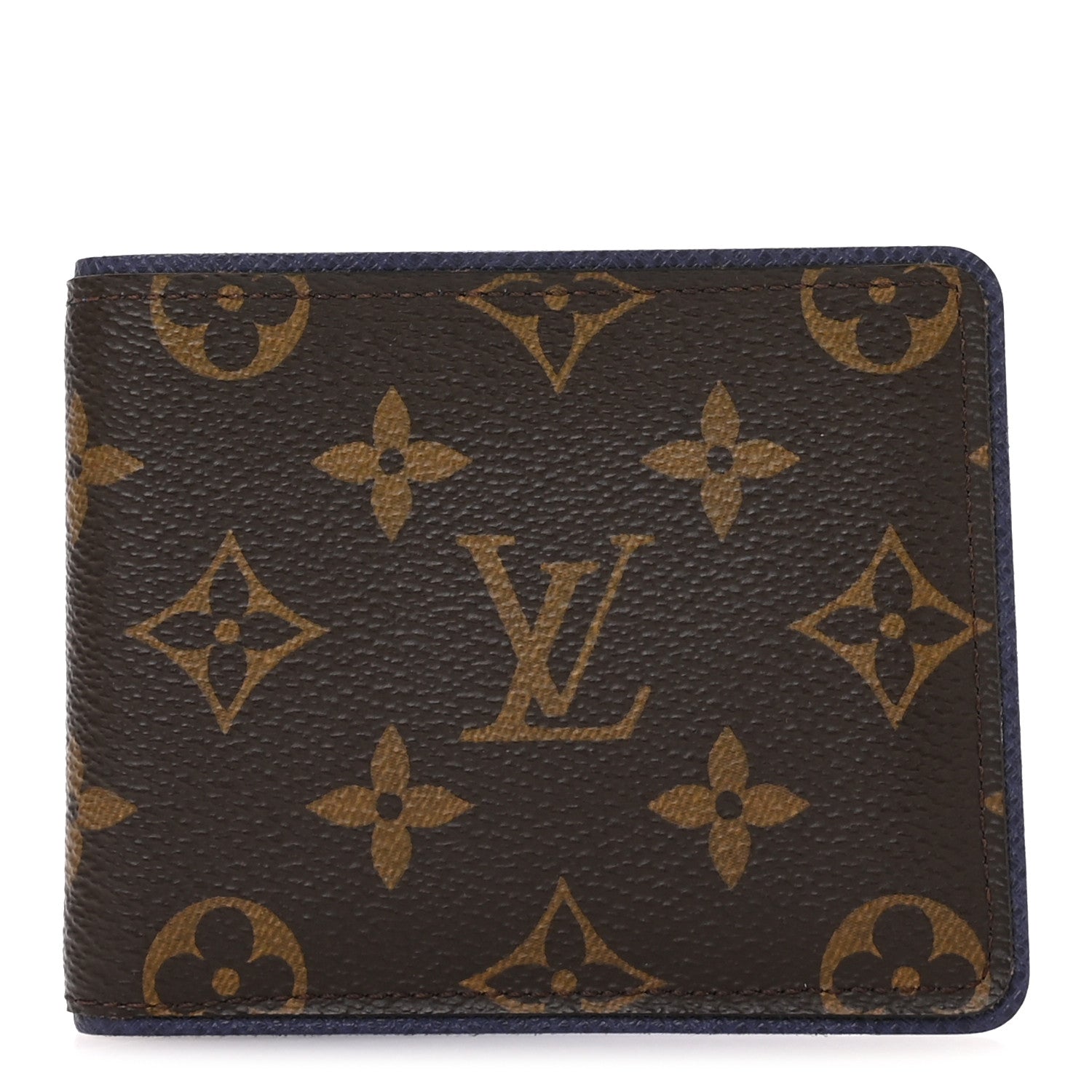 Monogram Outdoor Slender Wallet Indigo Blue