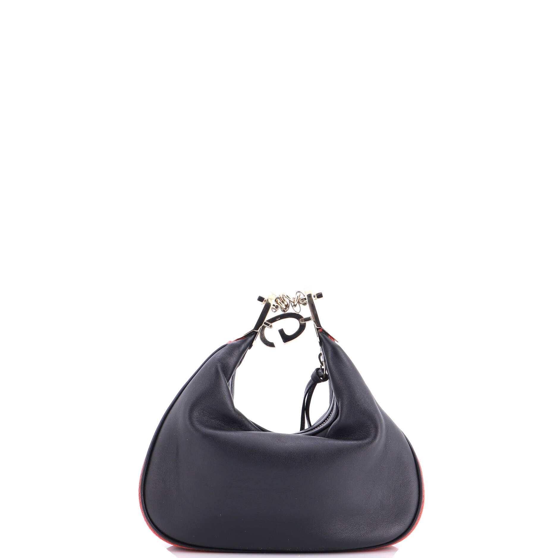 Attache Shoulder Bag Leather Small