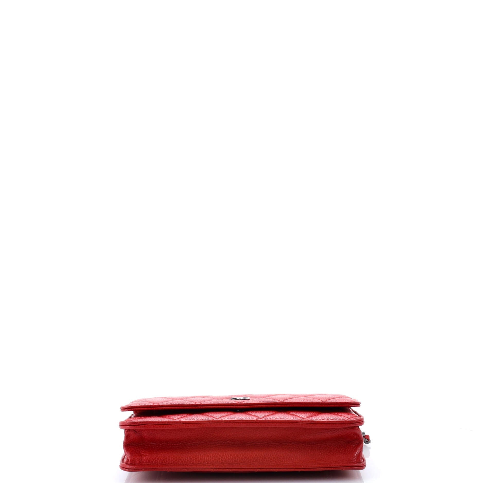 Wallet on Chain Quilted Caviar