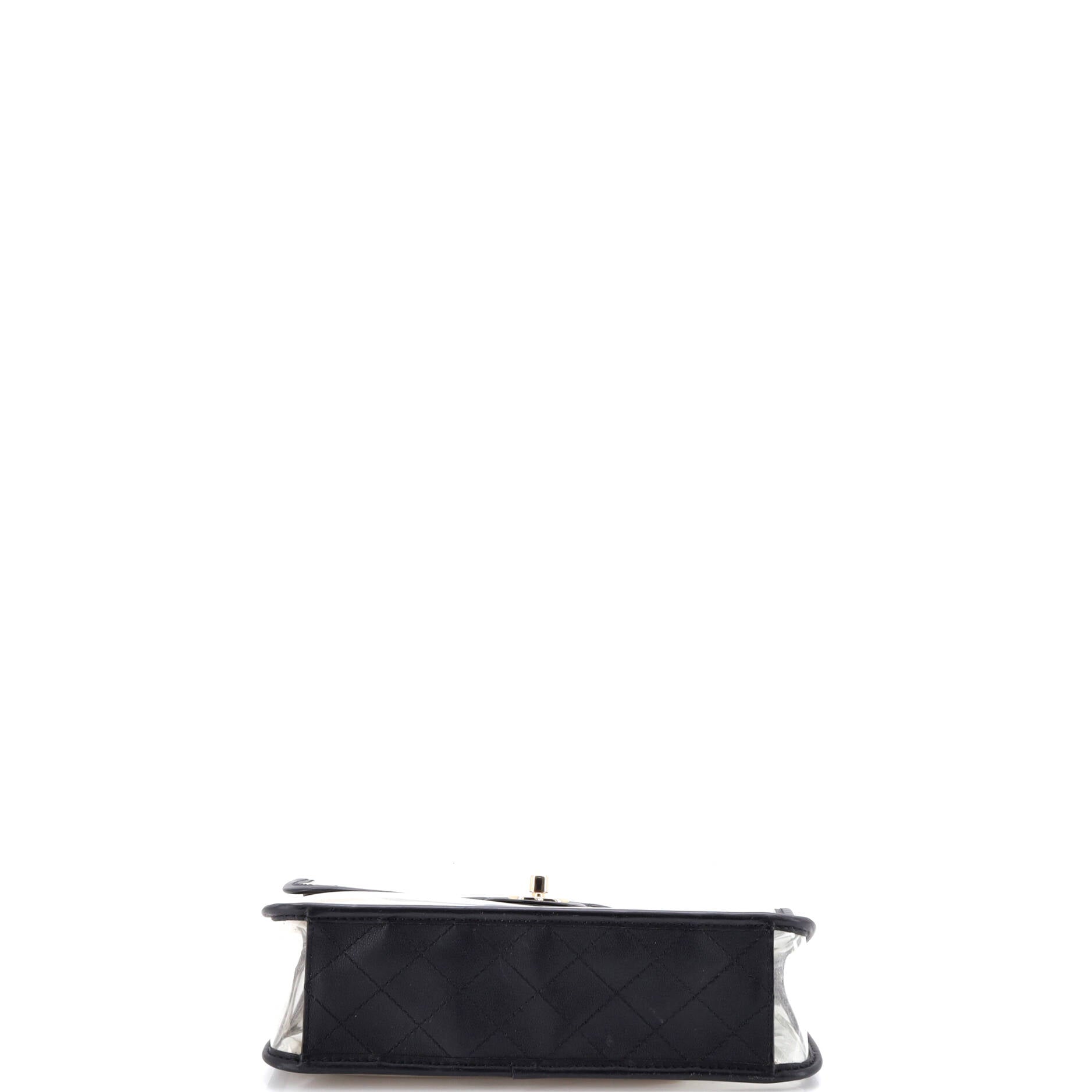 Sand By The Sea Flap Bag PVC with Lambskin Medium