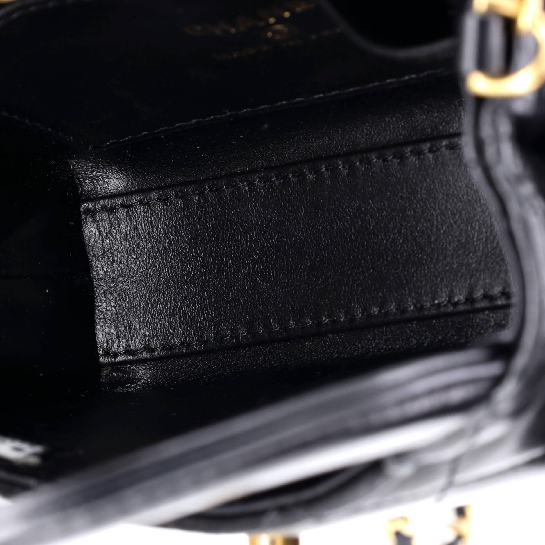 Kelly Top Handle Shopping Bag Quilted Shiny Aged Calfskin Nano