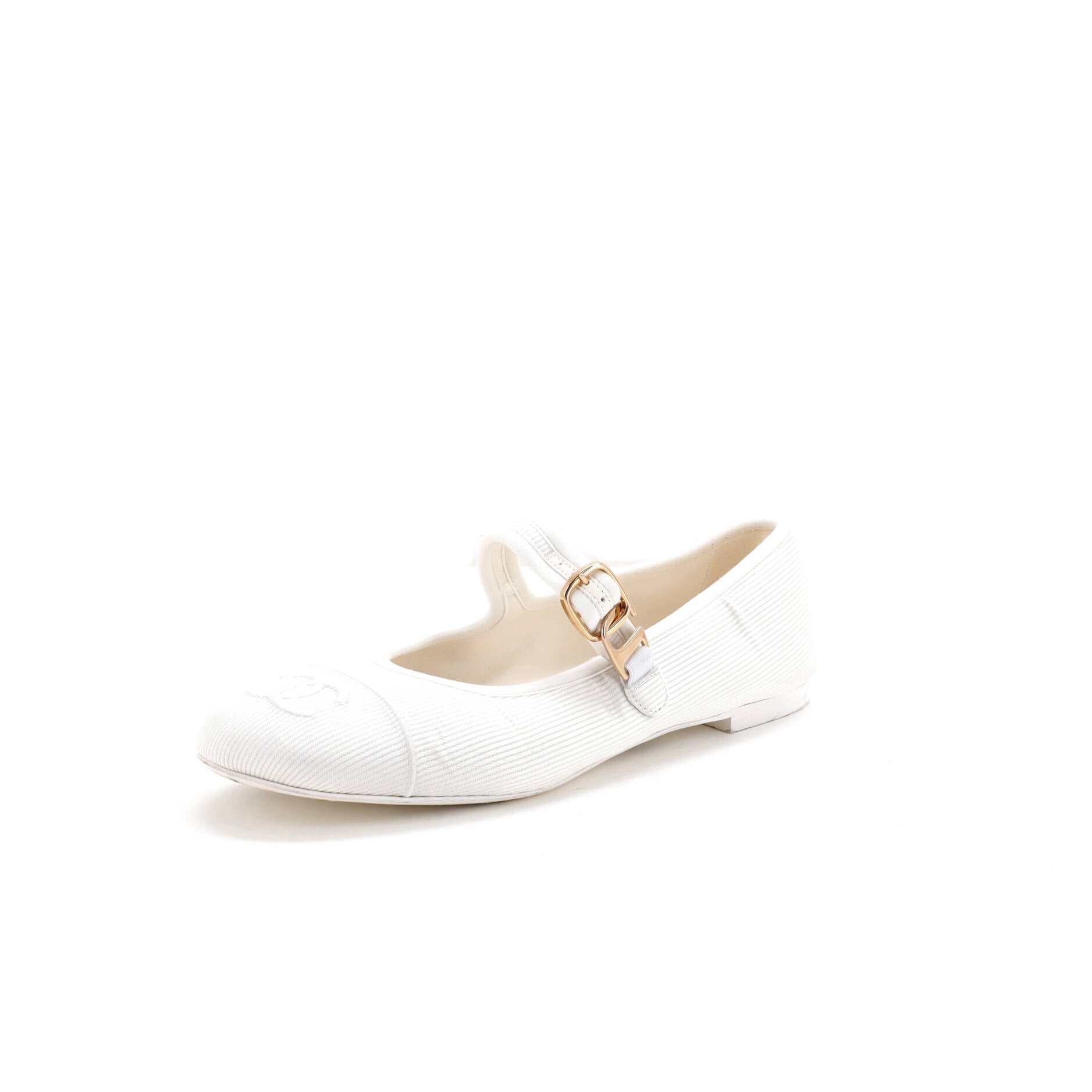 Women's CC Mary Jane Flats Embroidered Corduroy