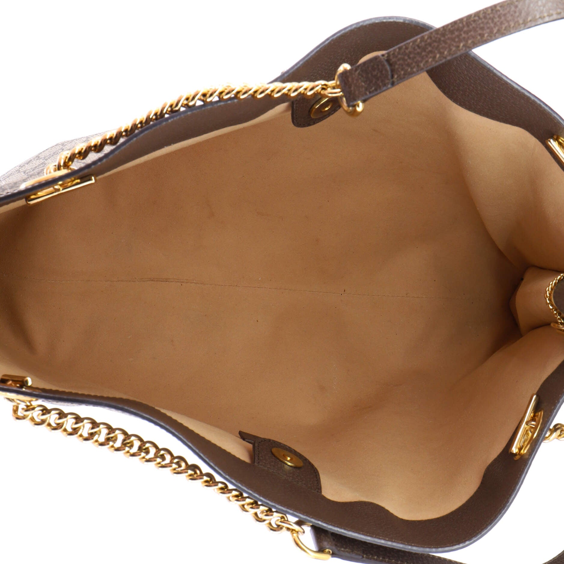 Rajah Chain Tote GG Coated Canvas Large