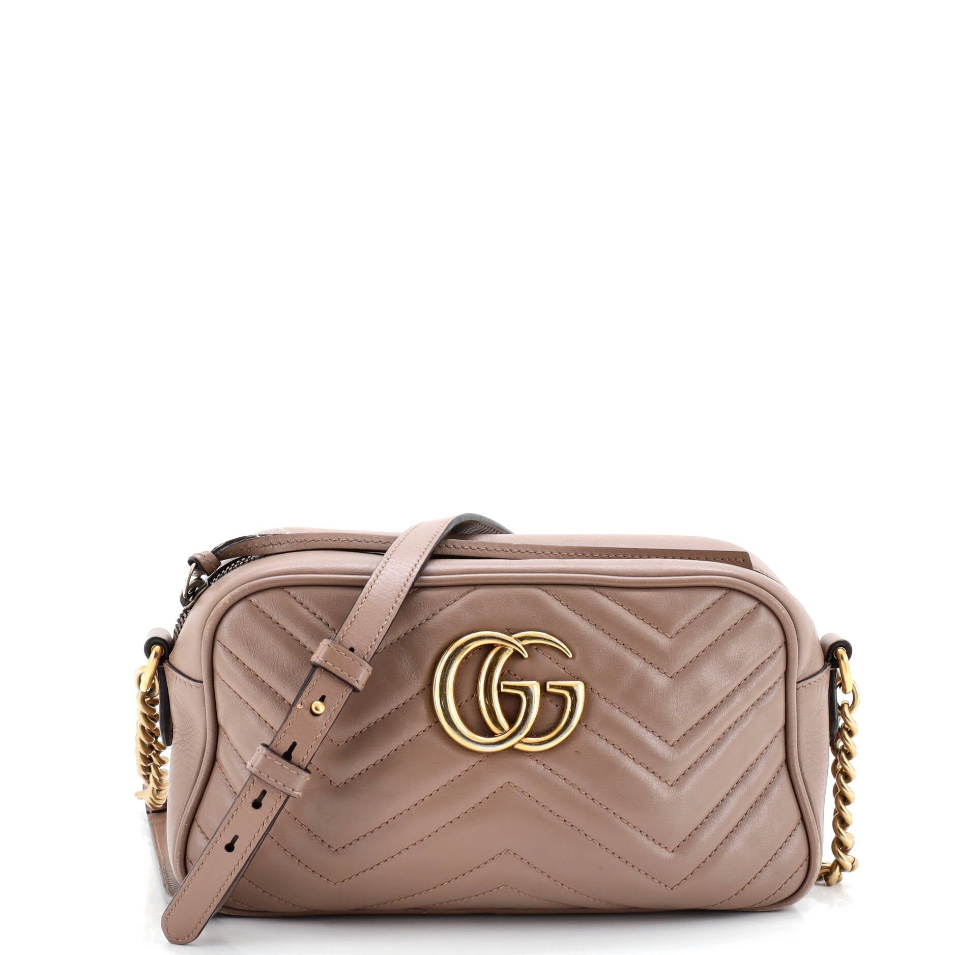 GG Marmont Shoulder Bag Matelasse Leather Small
