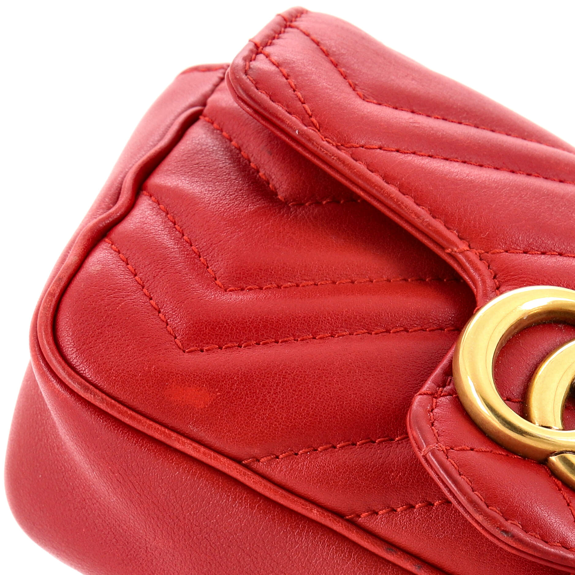 GG Marmont Flap Bag Matelasse Leather Super Mini