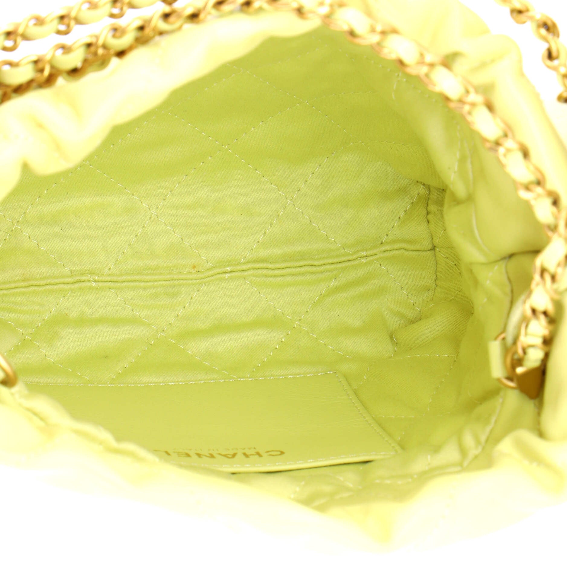 22 Chain Hobo Quilted Calfskin Mini