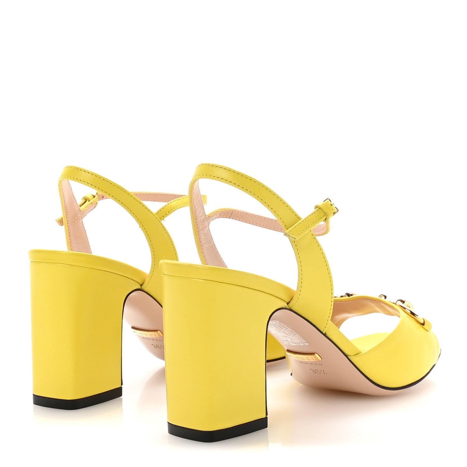 Malaga Kid Horsebit Lady 75mm Sandals 36.5 Acid Lime