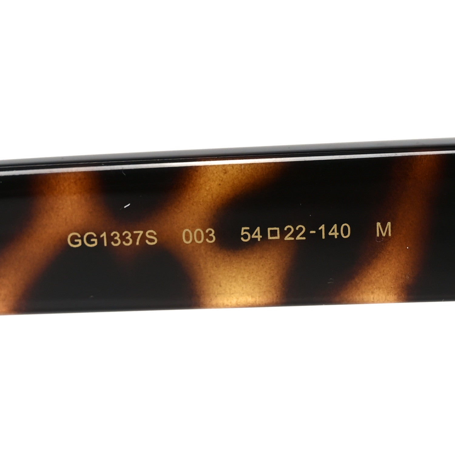 Acetate Square Frame Sunglasses GG1337S Havana