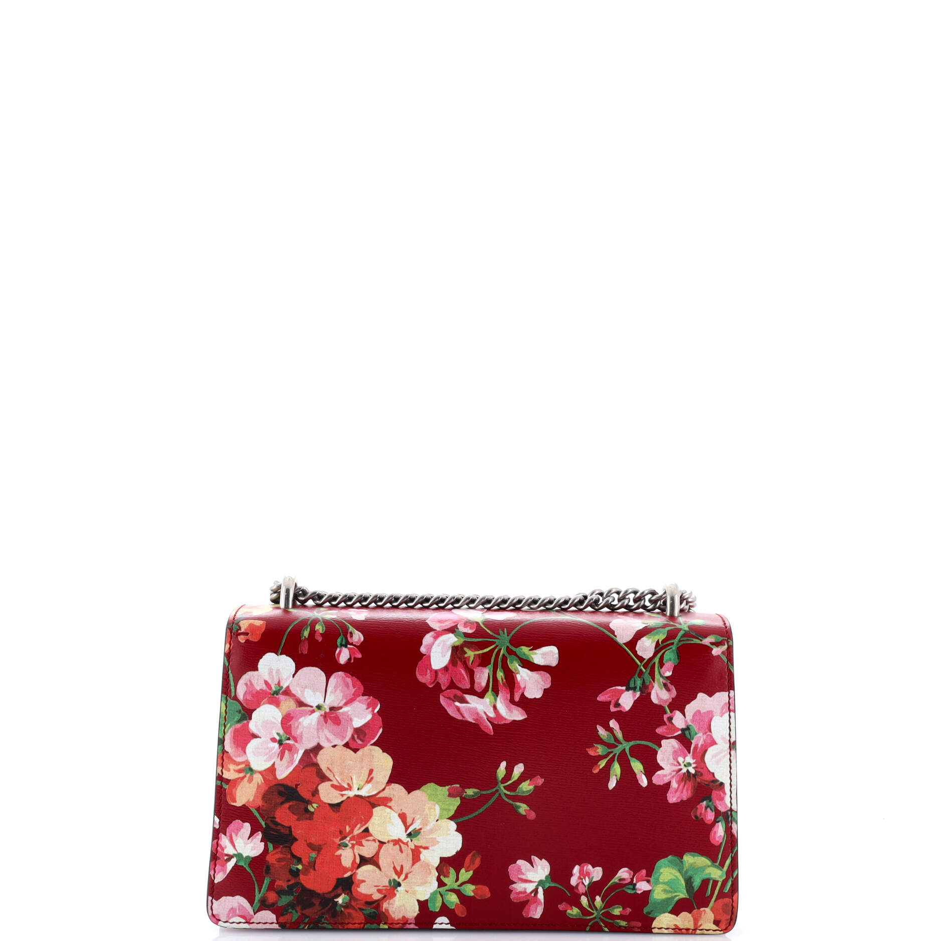 Dionysus Bag Blooms Print Leather Small