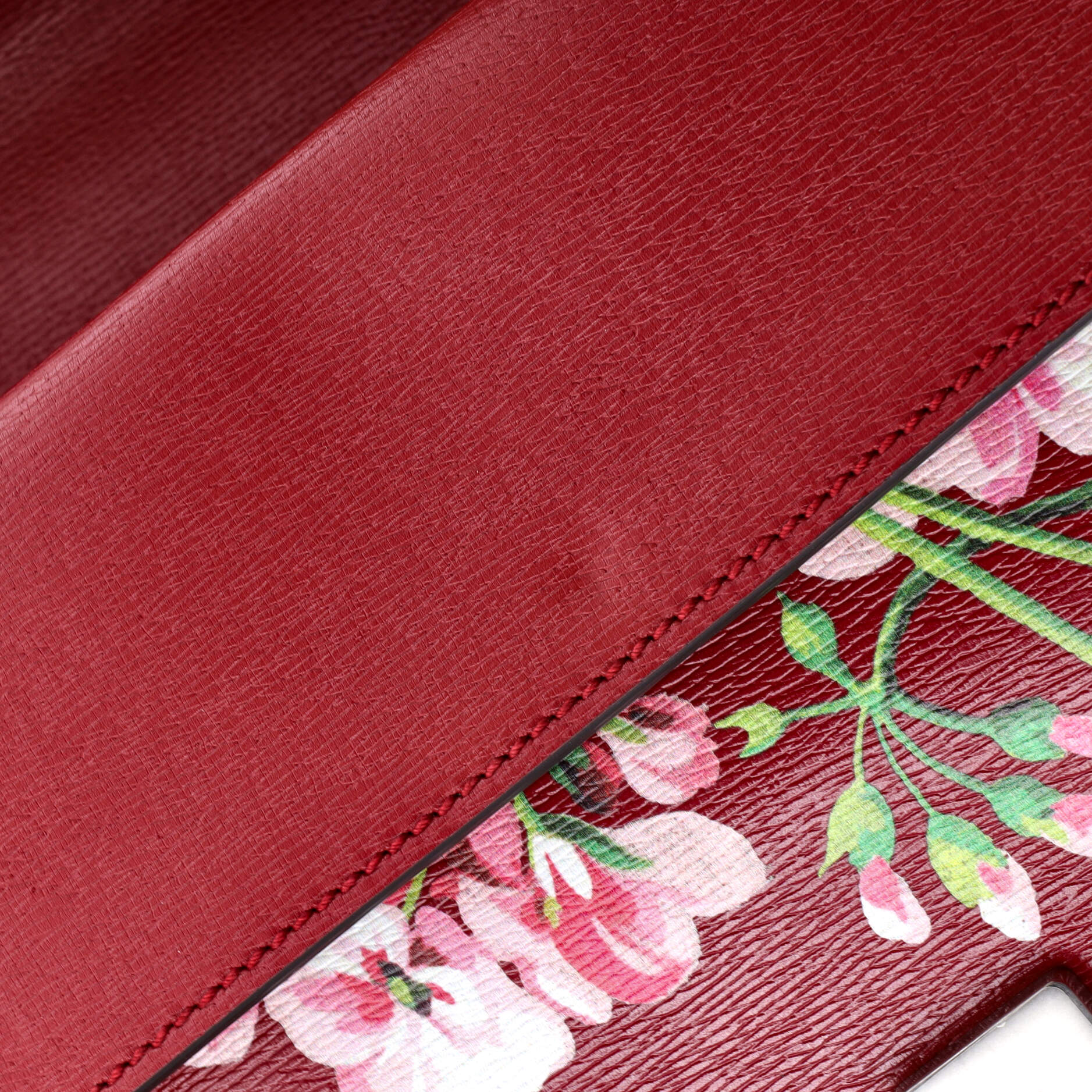 Dionysus Bag Blooms Print Leather Small