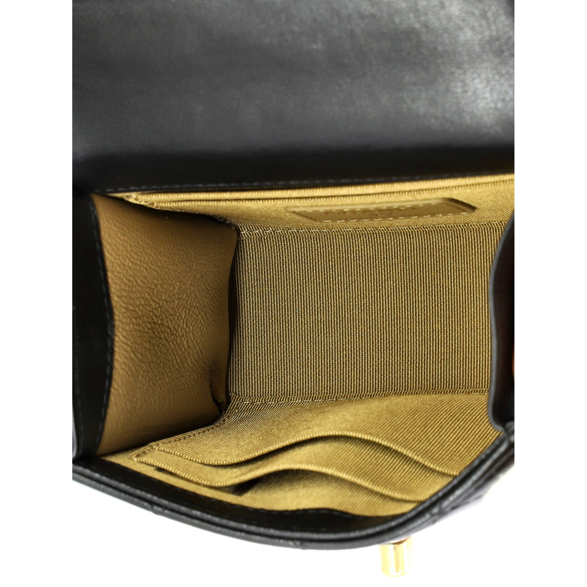 Chic Pearls Flap Clutch with Chain Quilted Goatskin Mini