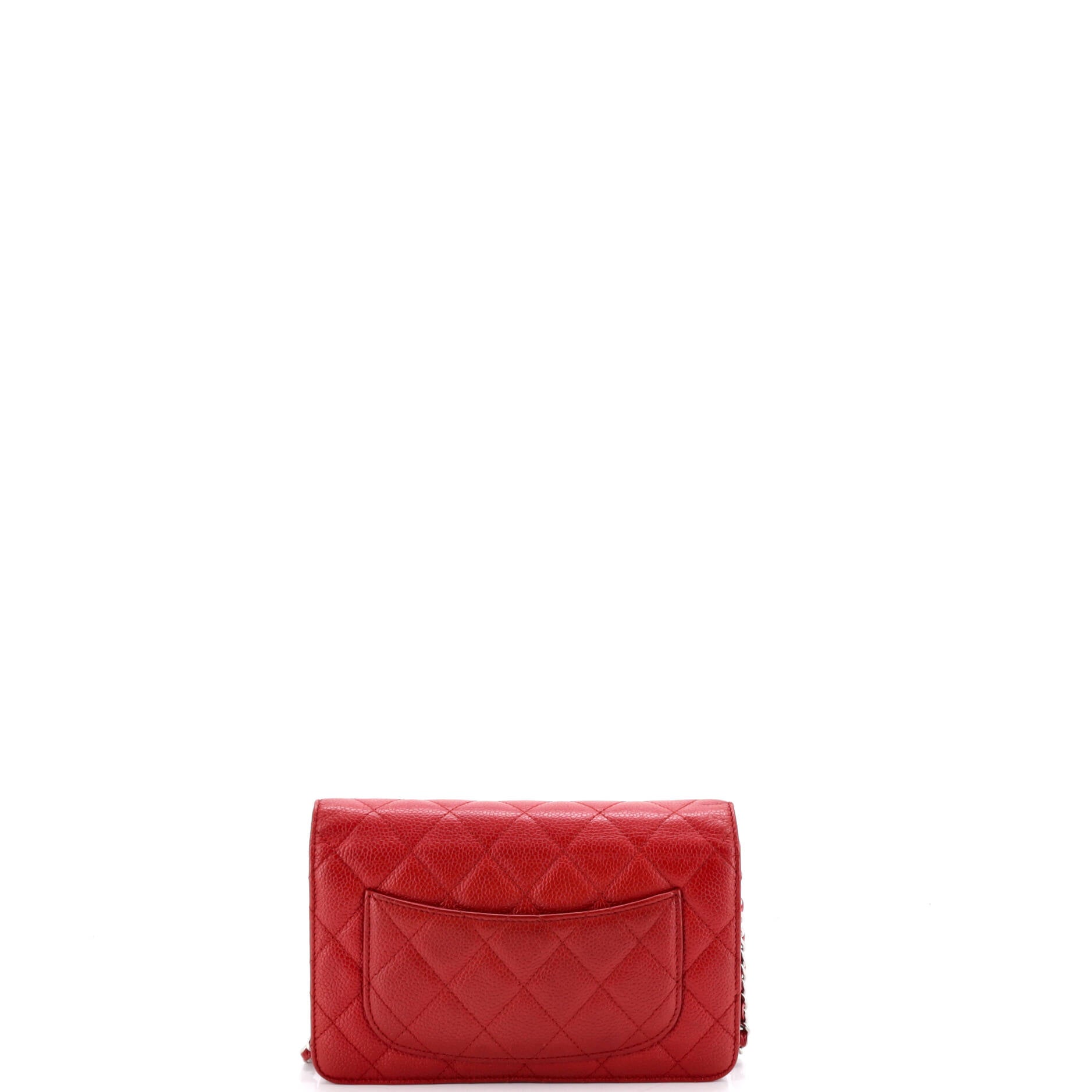 Wallet on Chain Quilted Caviar