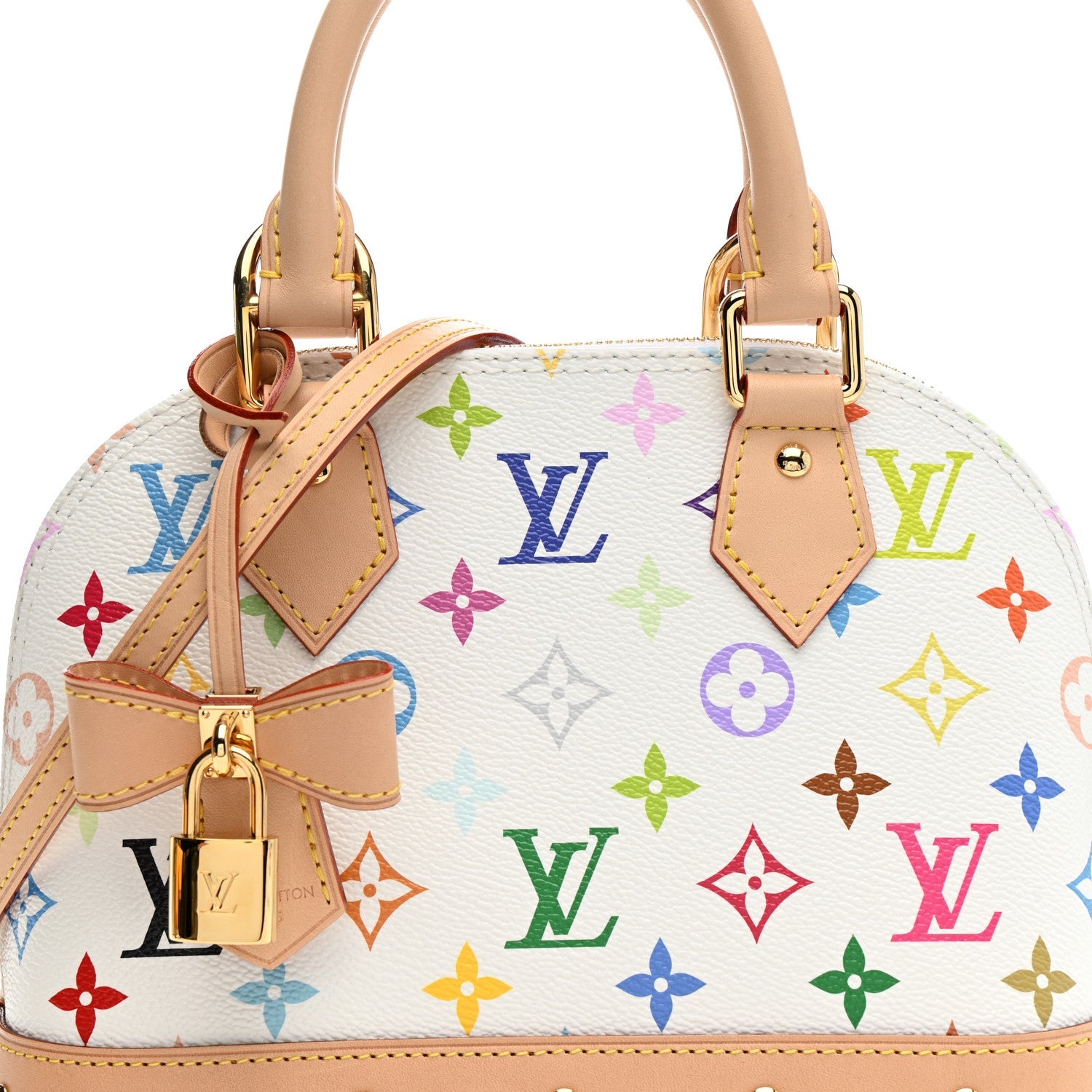 LV x TM Monogram Multicolor Alma BB White