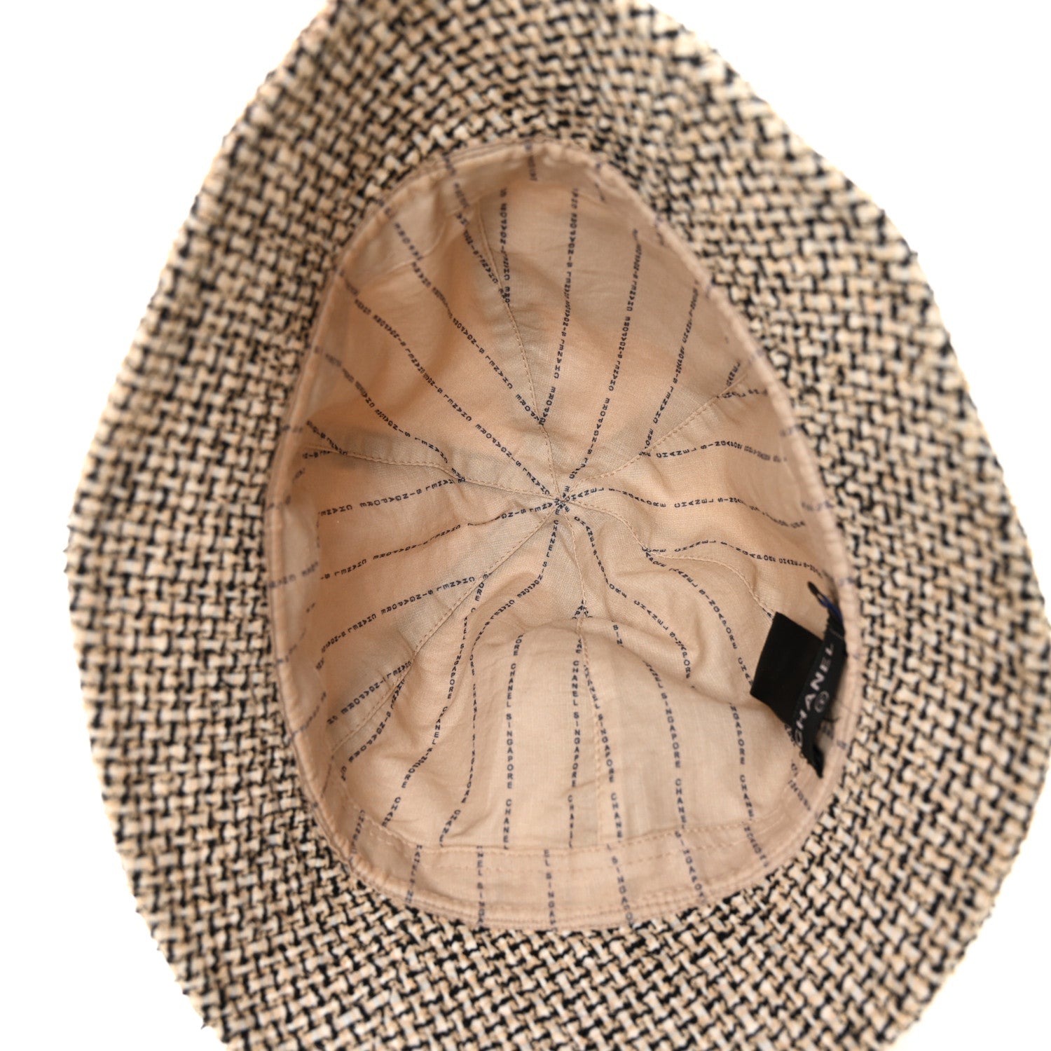 Tweed Bucket Hat 57 Beige