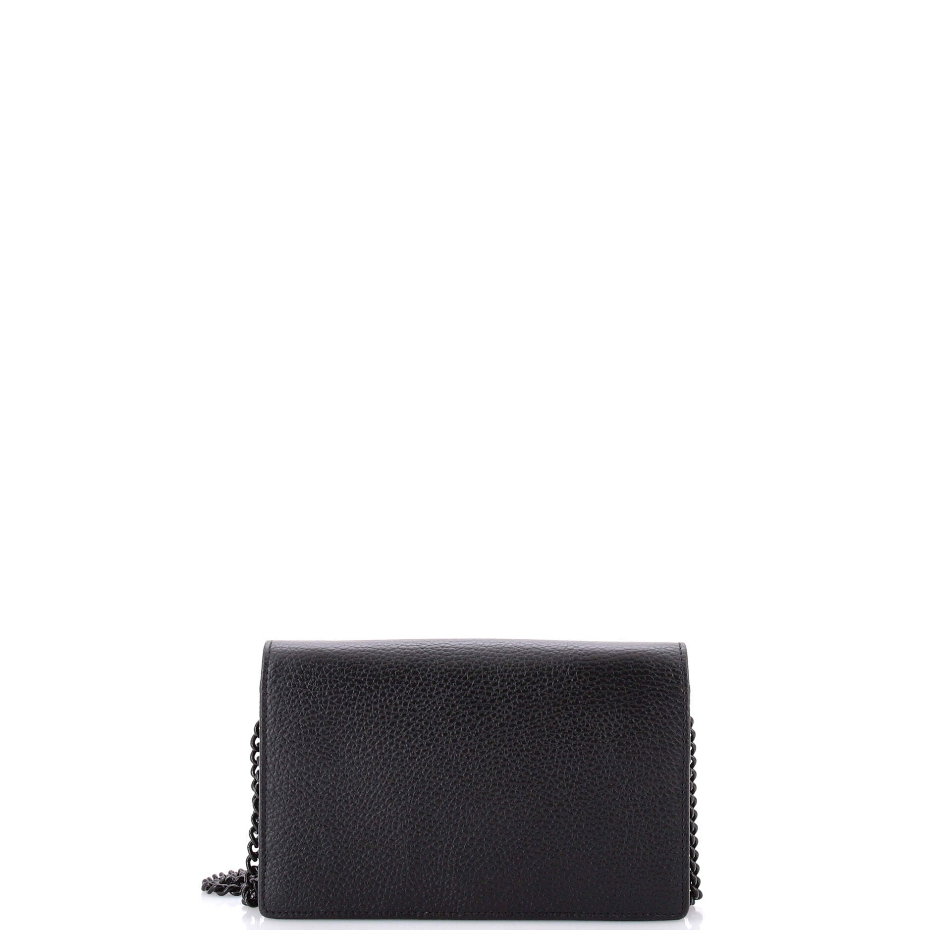 Petite GG Marmont Chain Wallet Leather Mini