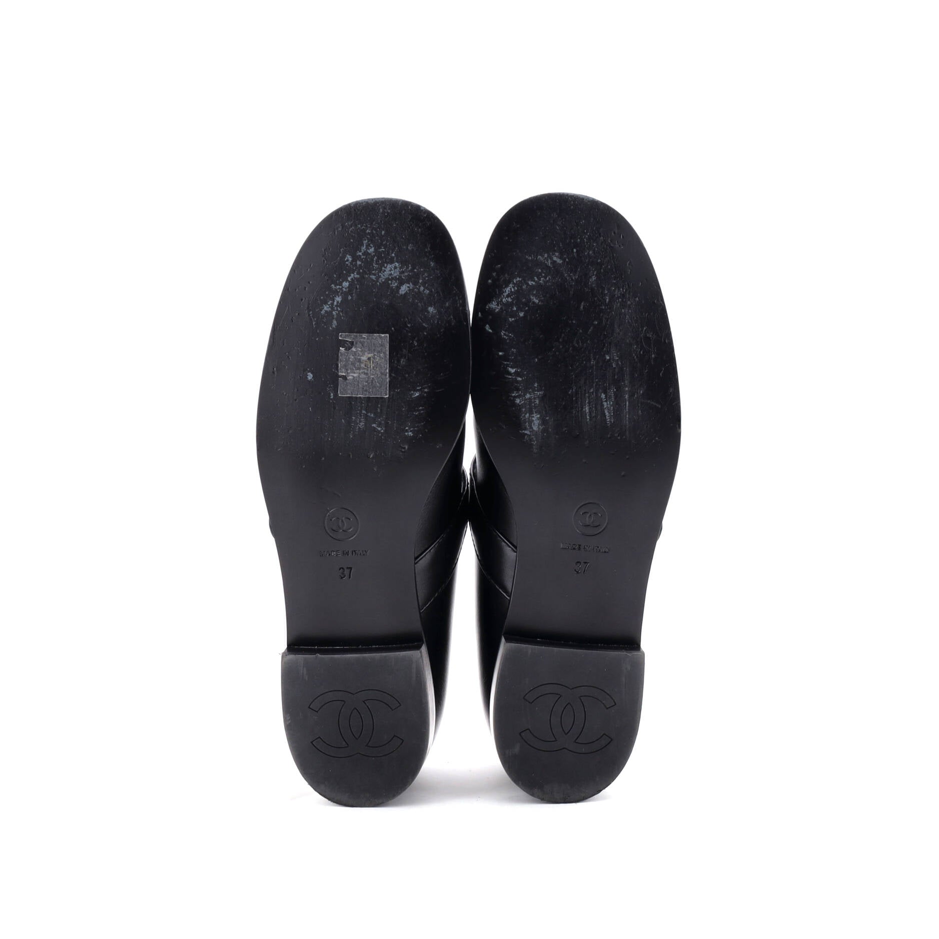 Women's CC Turnlock Mary Jane Flats Leather with Patent