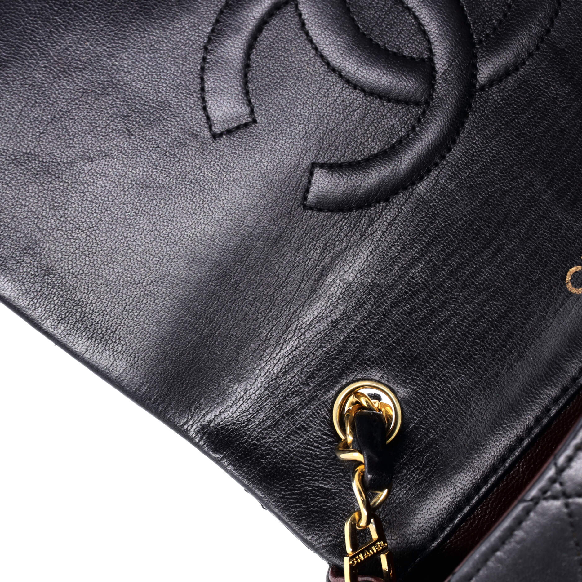 Vintage Full Flap Bag Quilted Lambskin Mini