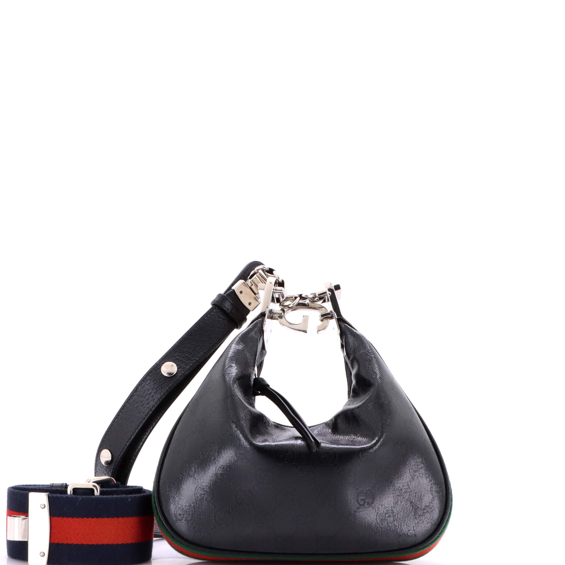 Attache Shoulder Bag Leather Small