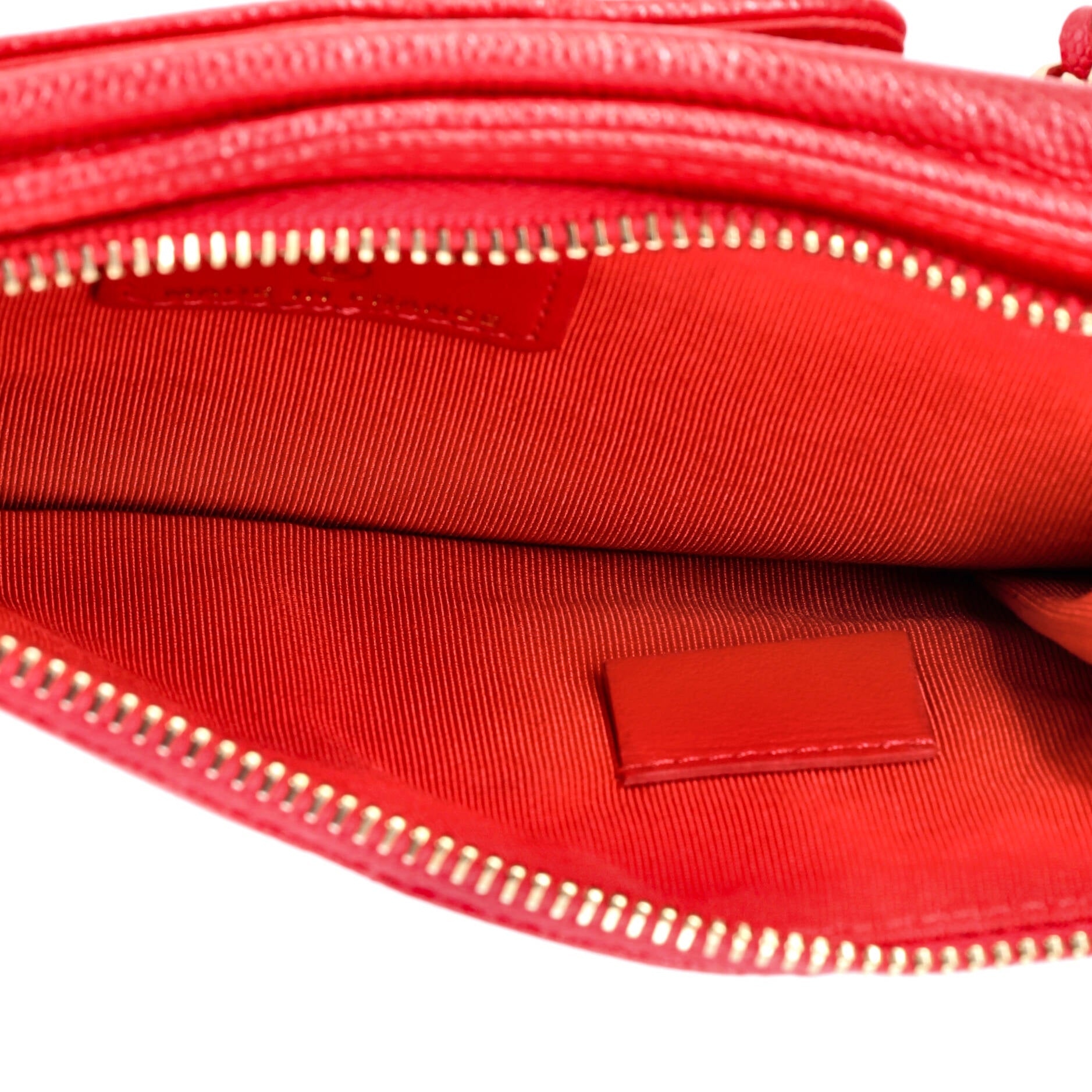 O Phone Holder Crossbody Bag Quilted Caviar