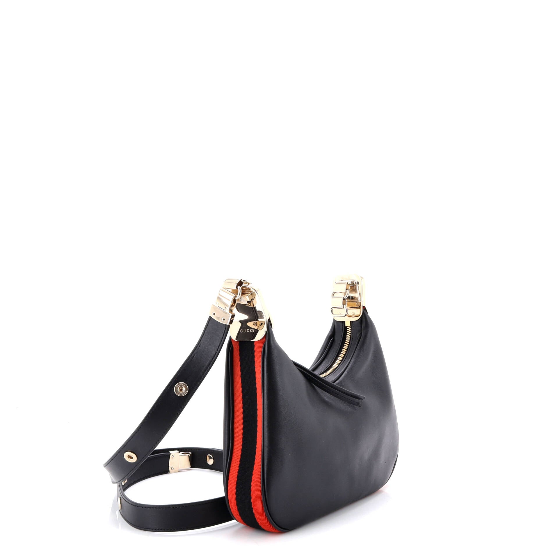 Attache Shoulder Bag Leather Small