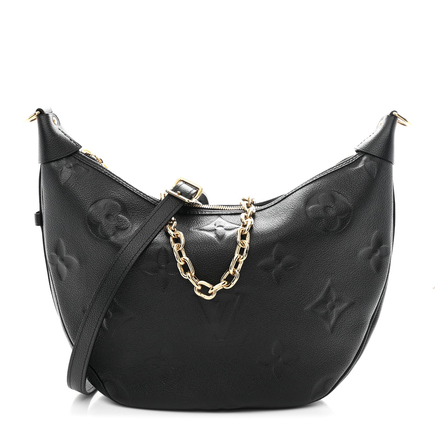 Empreinte Monogram Giant Loop Hobo Black
