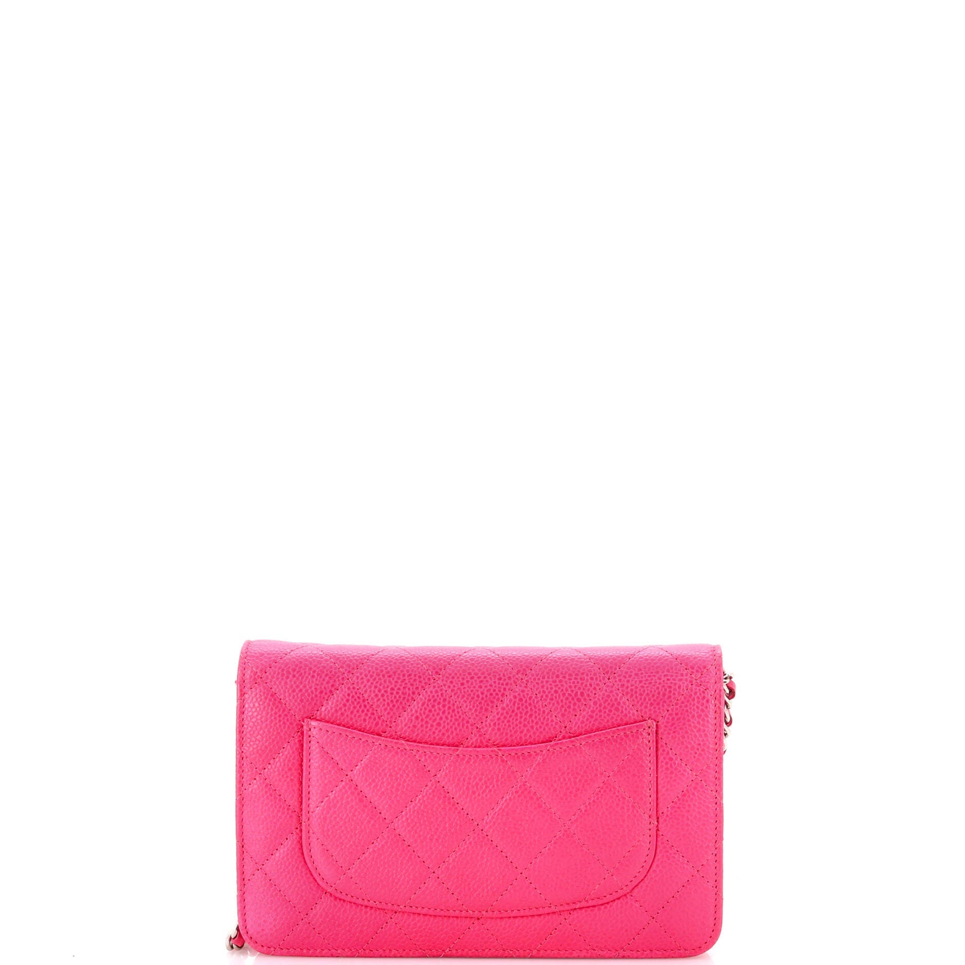 Wallet on Chain Quilted Caviar
