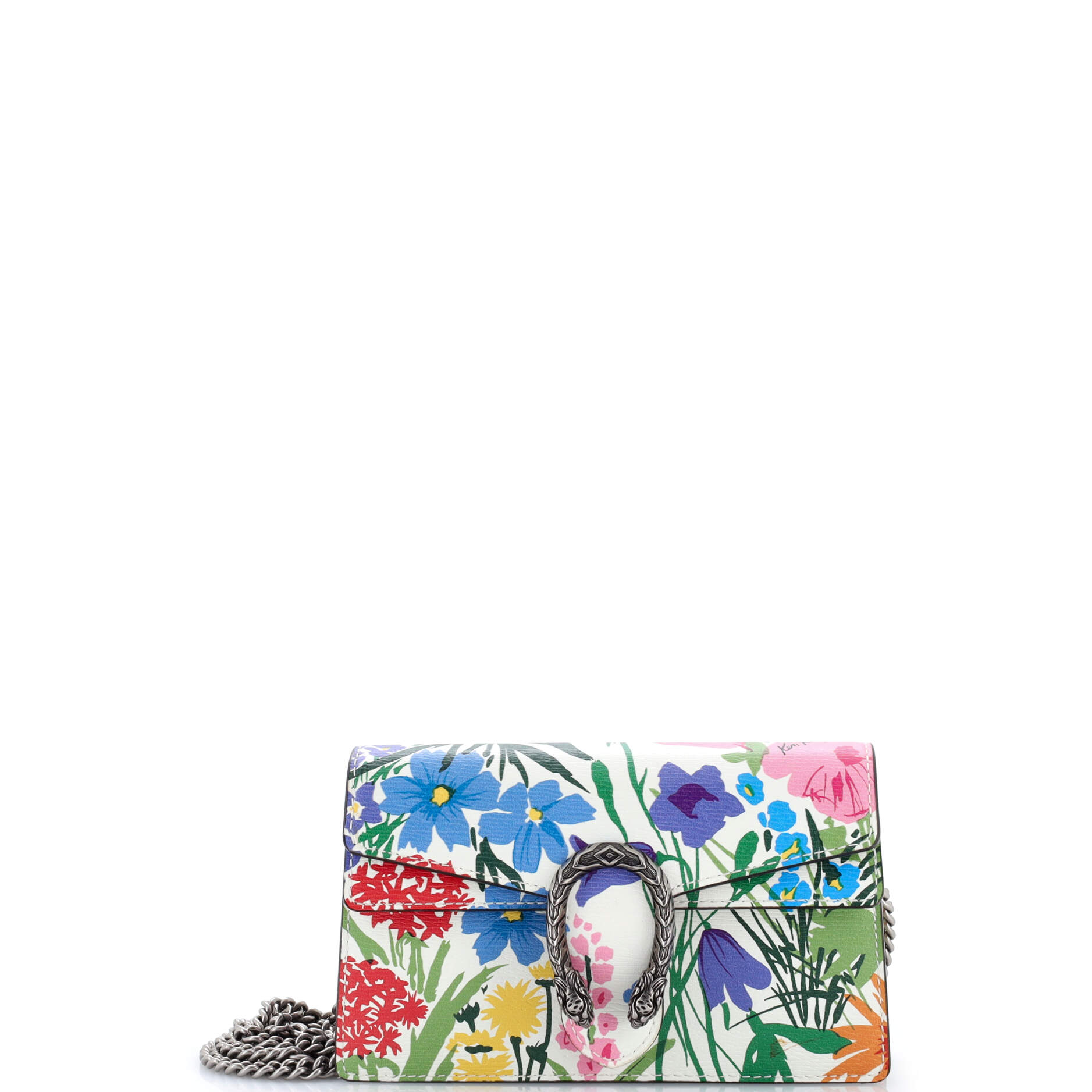 x Ken Scott Dionysus Bag Printed Leather Super Mini