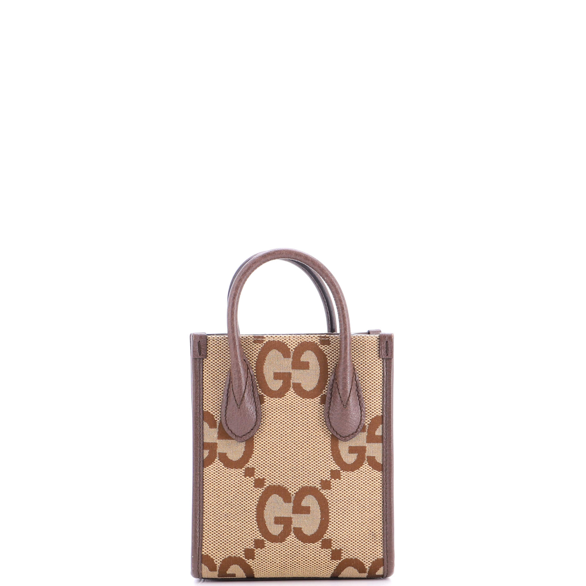 Vertical Tote Jumbo GG Canvas Mini