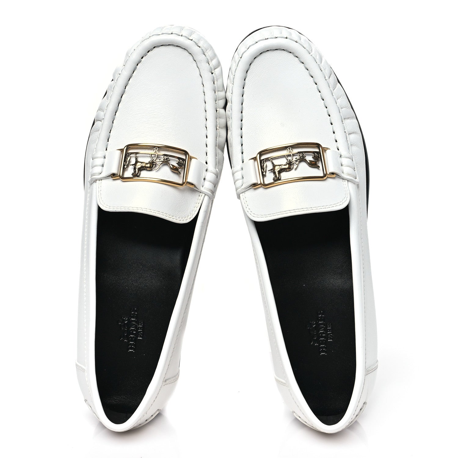 Glazed Nappa Womens Kessy Loafer 39 White