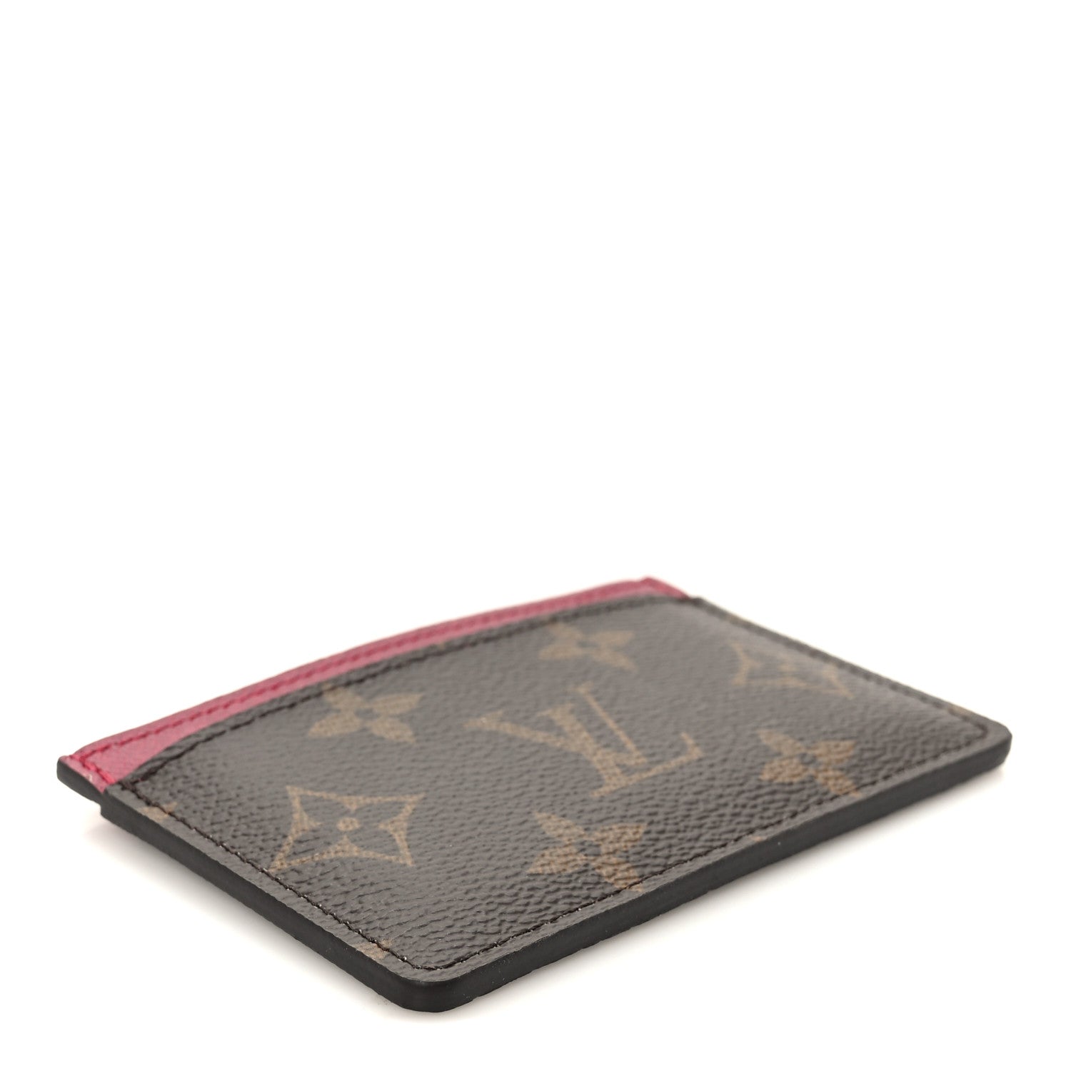 Monogram Card Holder Fuchsia