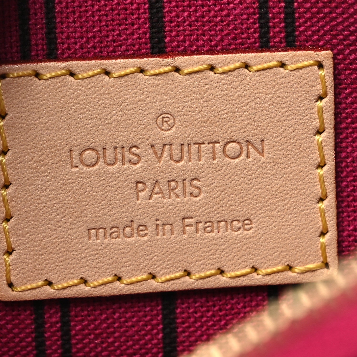Monogram Neverfull MM GM Pochette Fuchsia