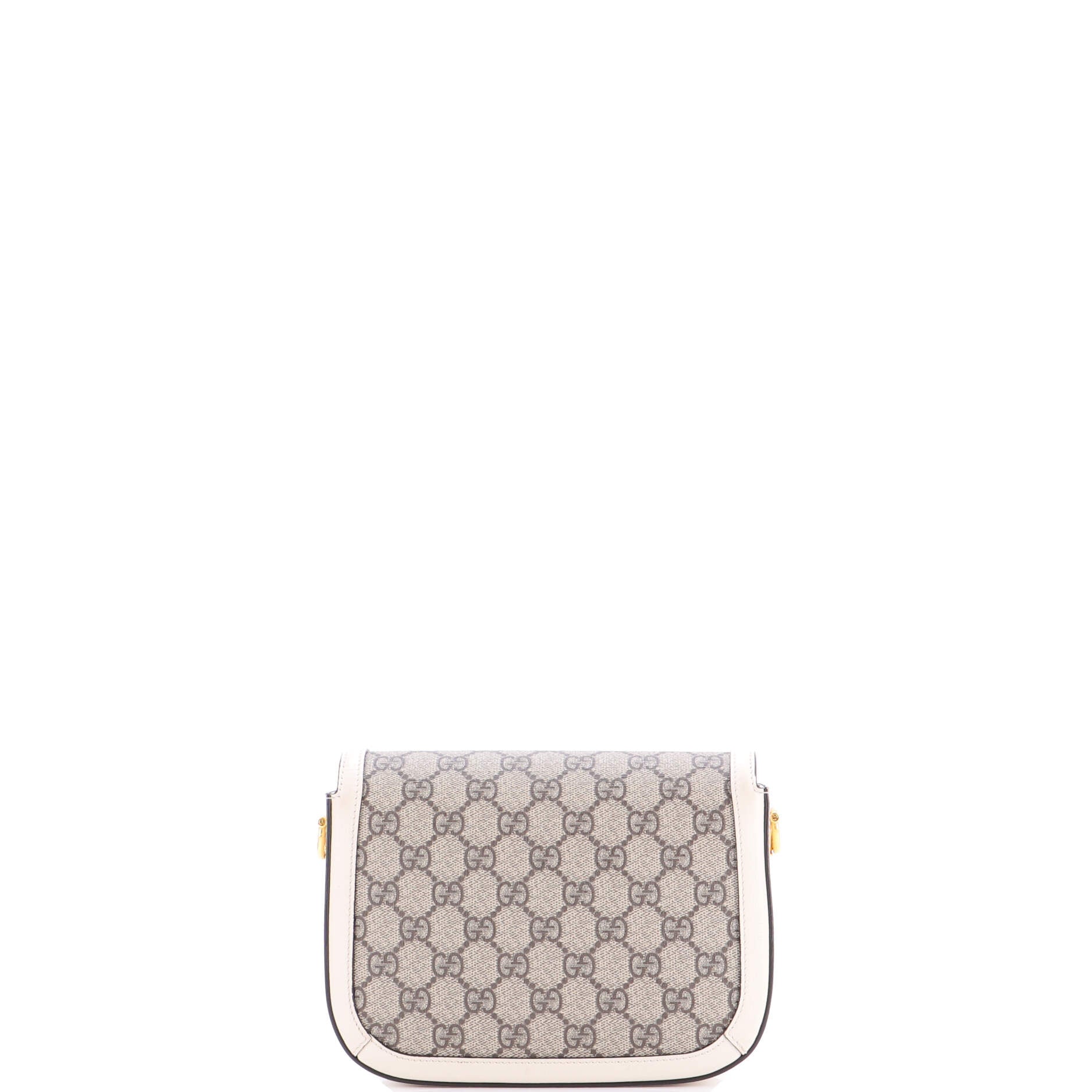 Horsebit 1955 Shoulder Bag GG Coated Canvas with Leather Mini