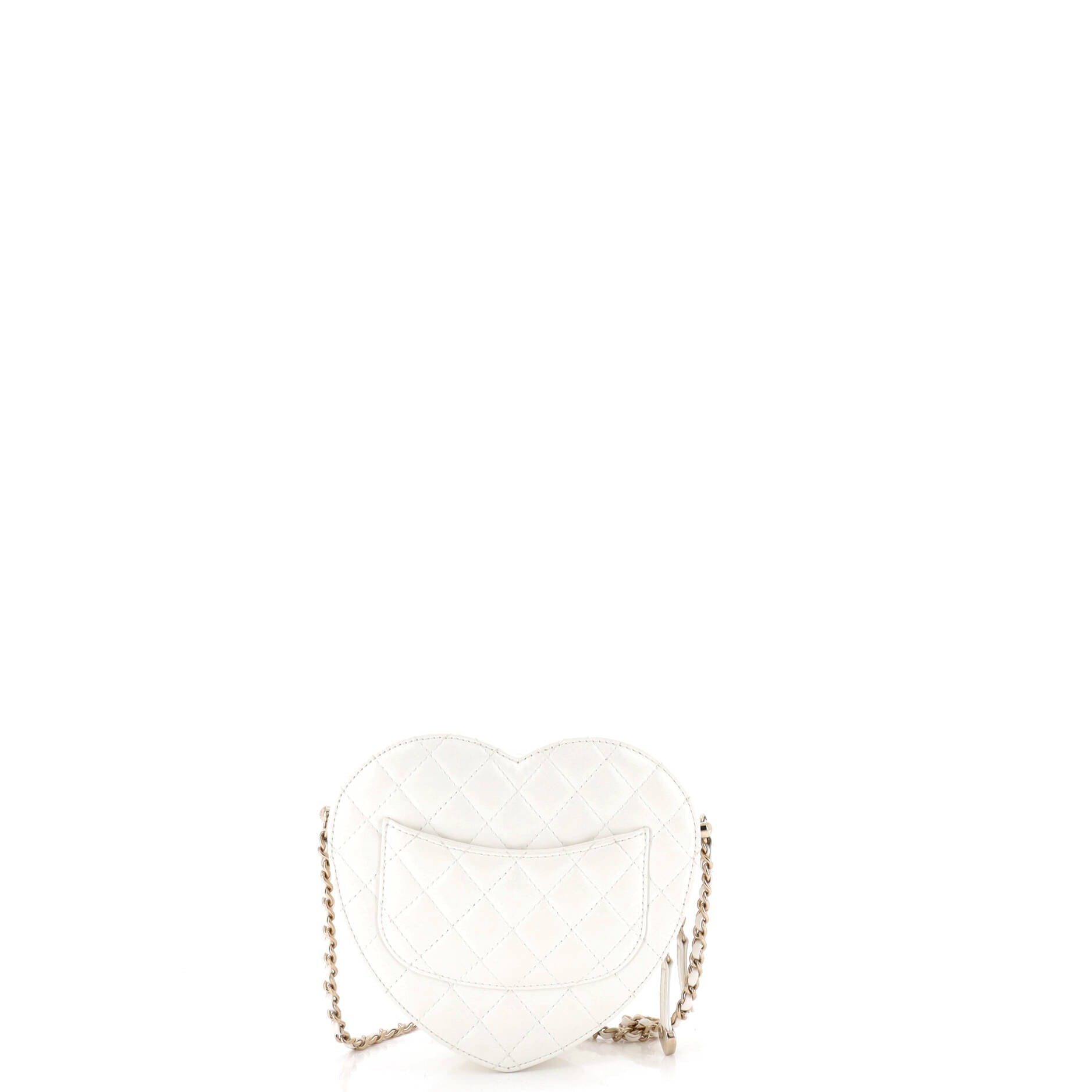 CC in Love Heart Bag Quilted Lambskin