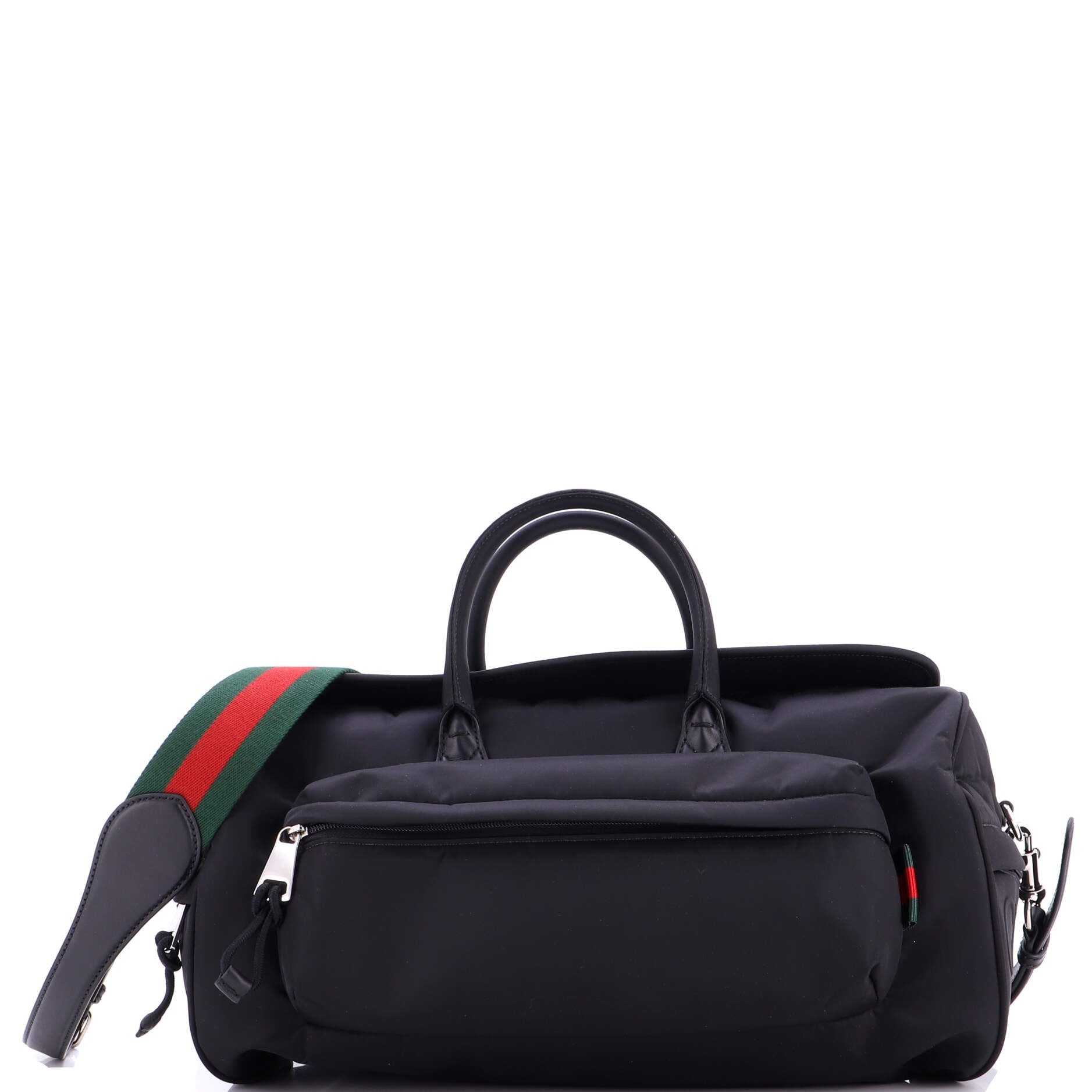 Convertible Front Pocket Duffle Bag Nylon Medium